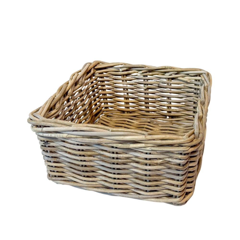 Mini Rattan Square Baskets