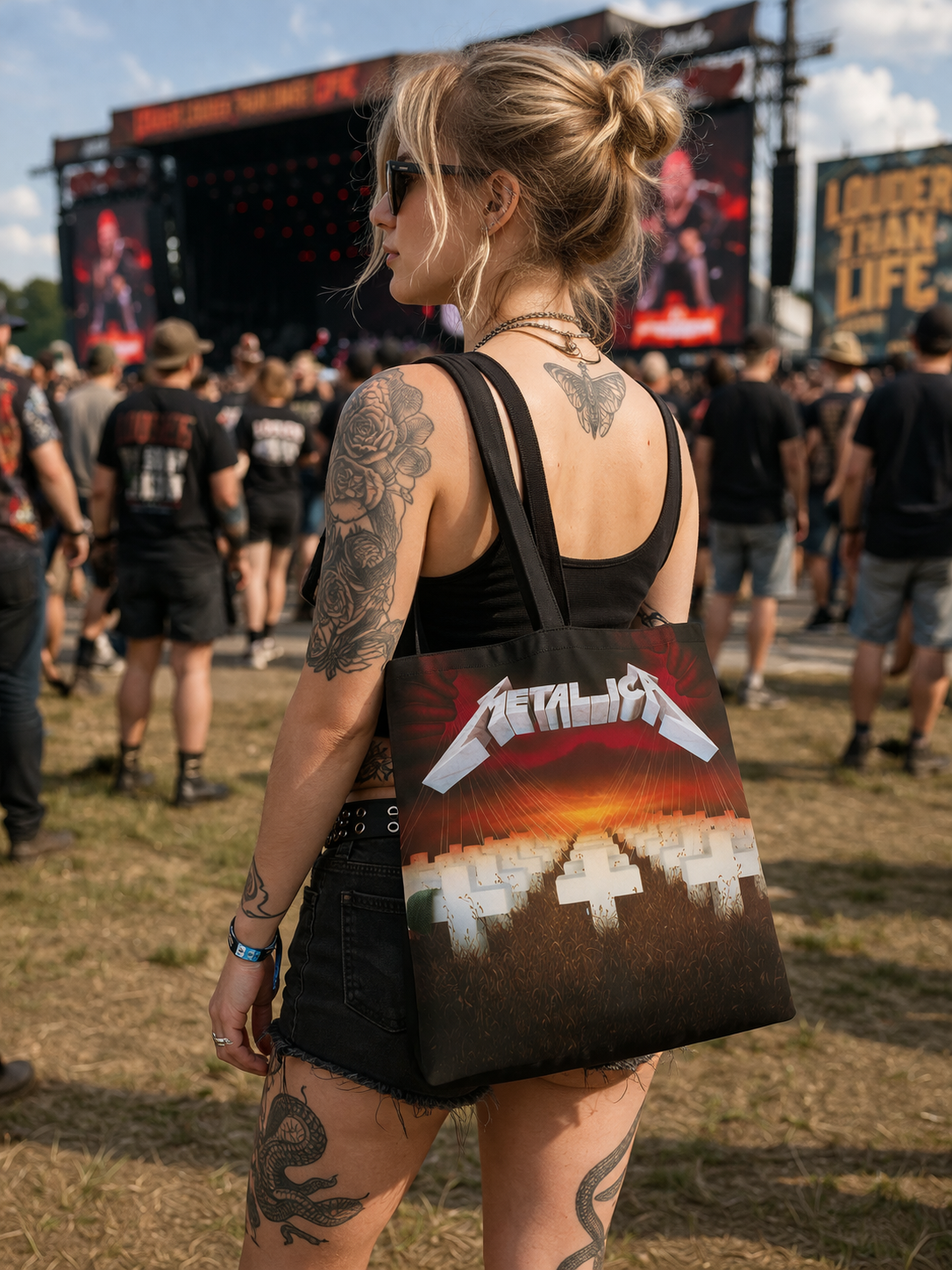 Rocksax Metallica Tote Bag - Master Of Puppets