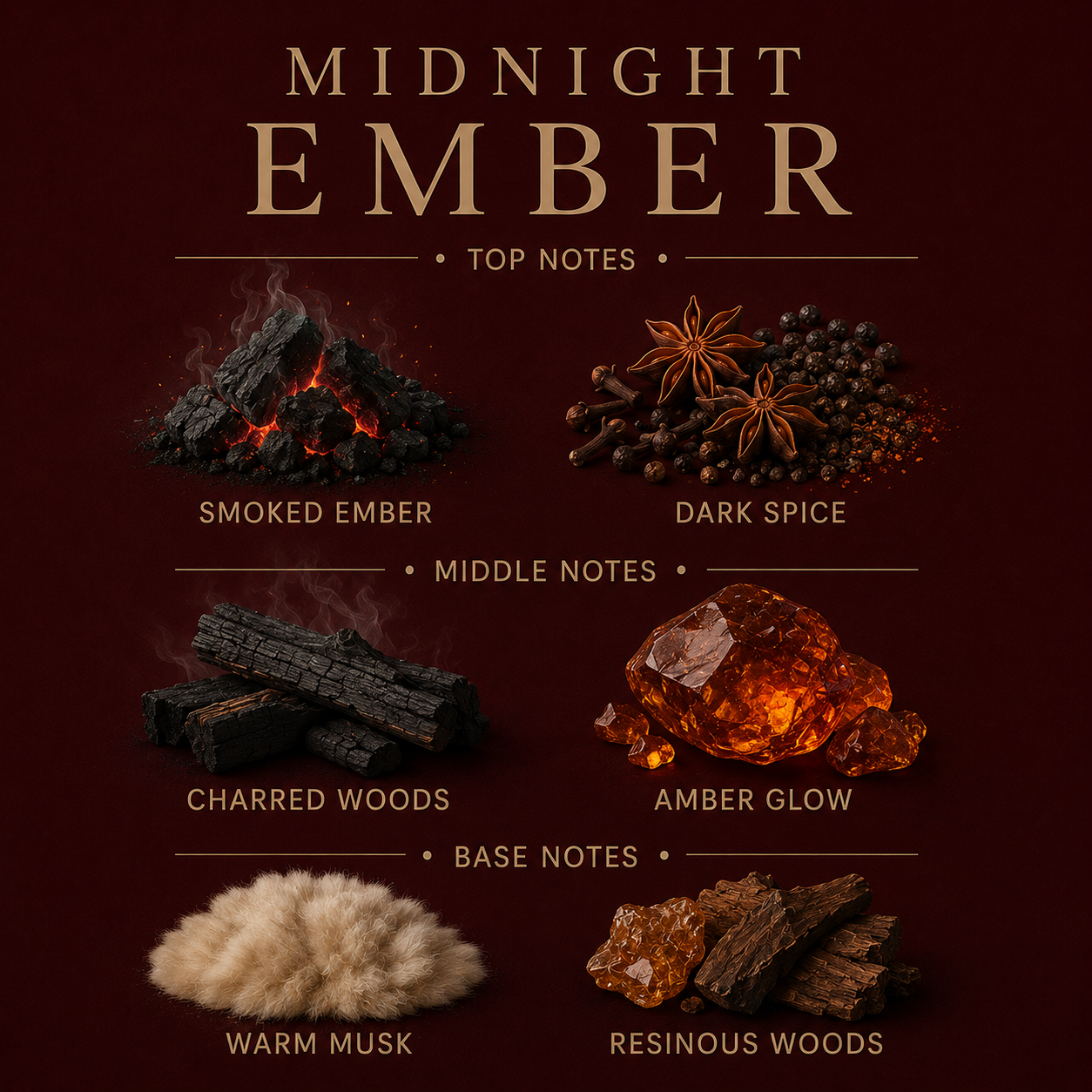 Midnight Ember 3-Wick Candle