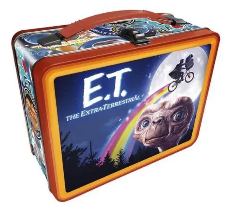ET the Extra-Terrestrial Embossed Tin Fun Box