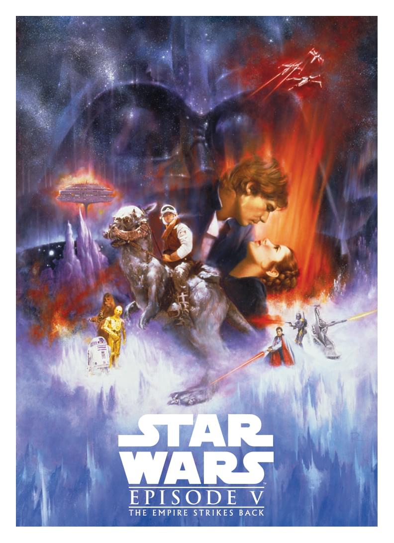 Star Wars The Empire Strikes Back 25 X 35 Inch Flat Magnet