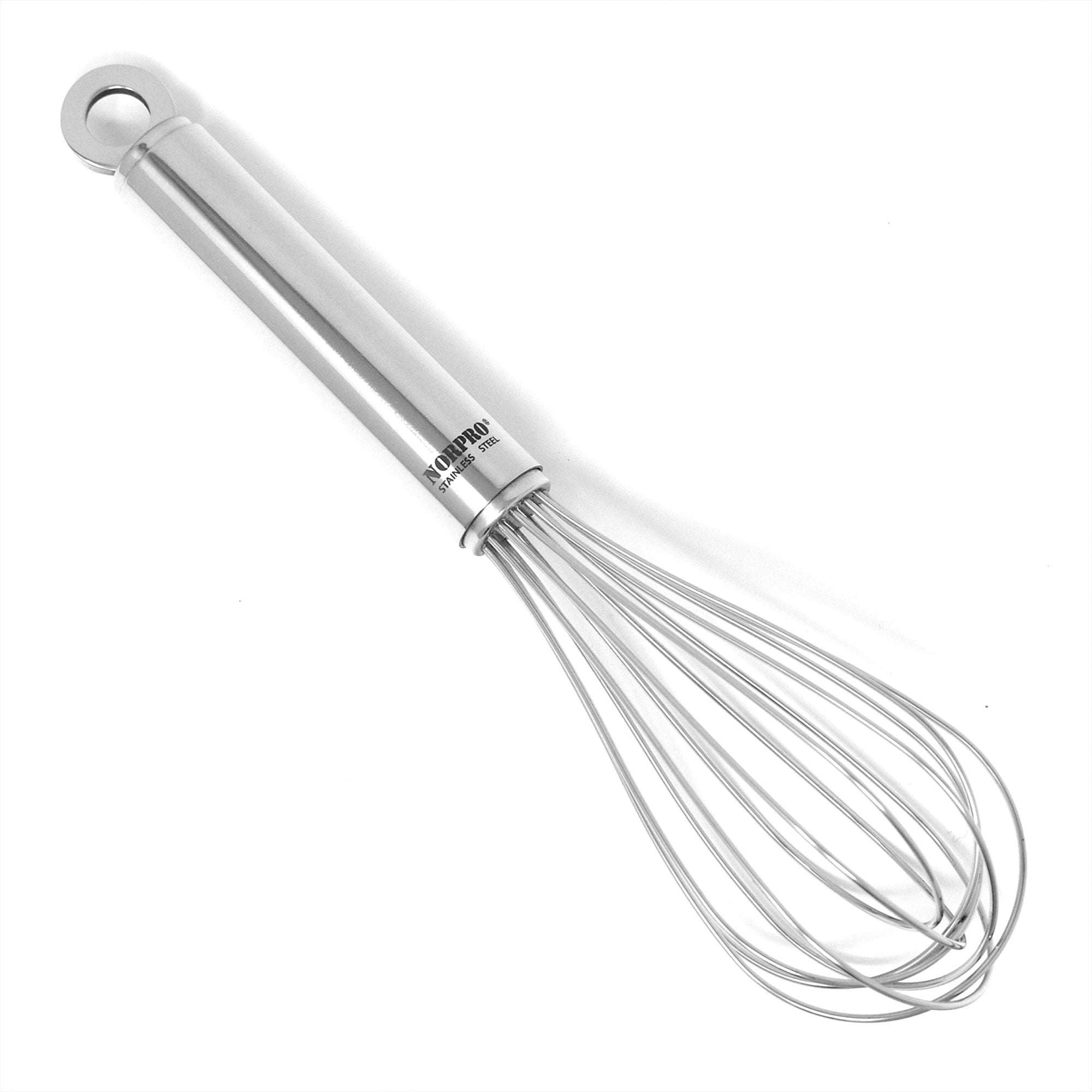 Norpro Krona 9-Inch Stainless Steel Whisk, 1 Ea, Silver