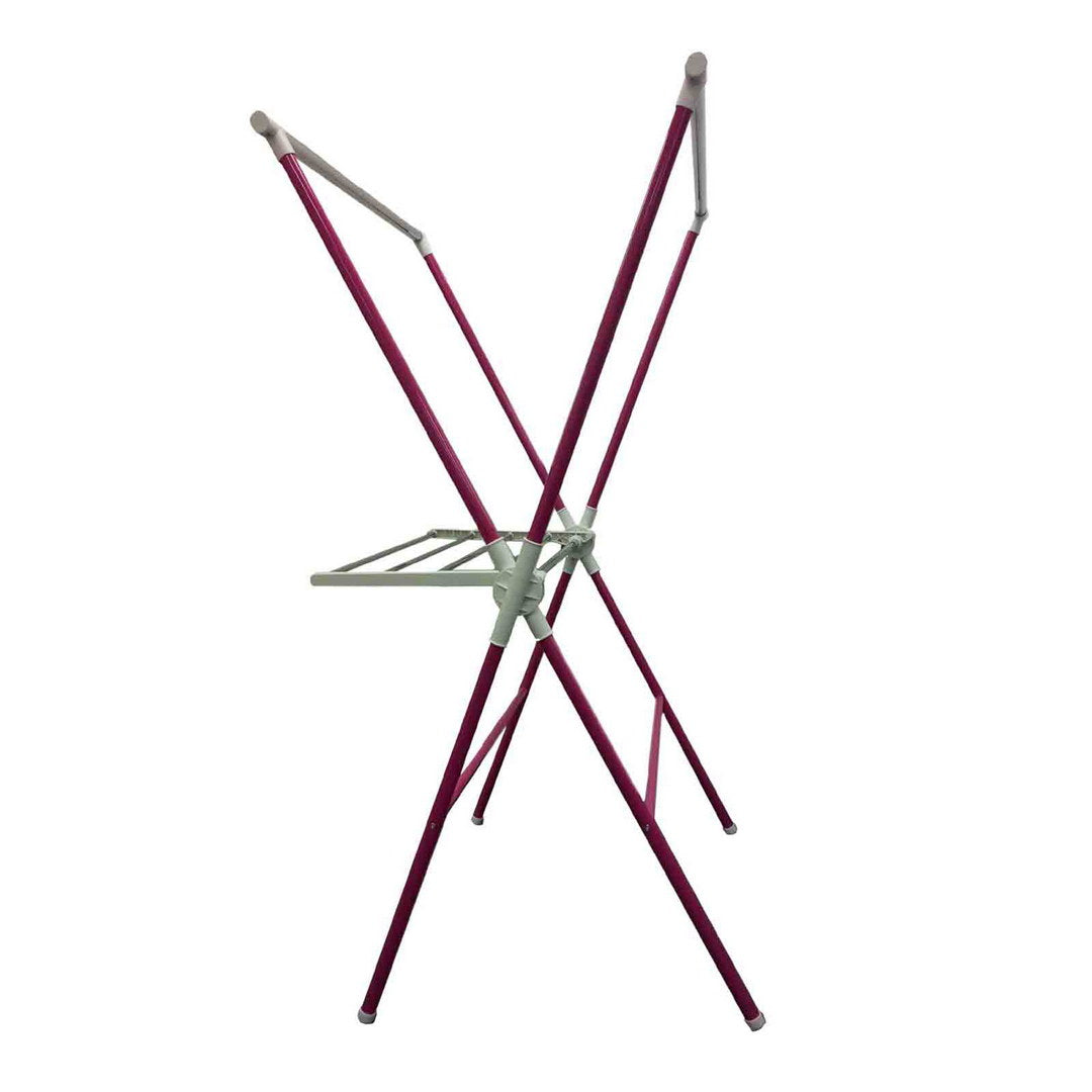 51'' Tall Adjustable Folding Laundry Drying Rack, Pink