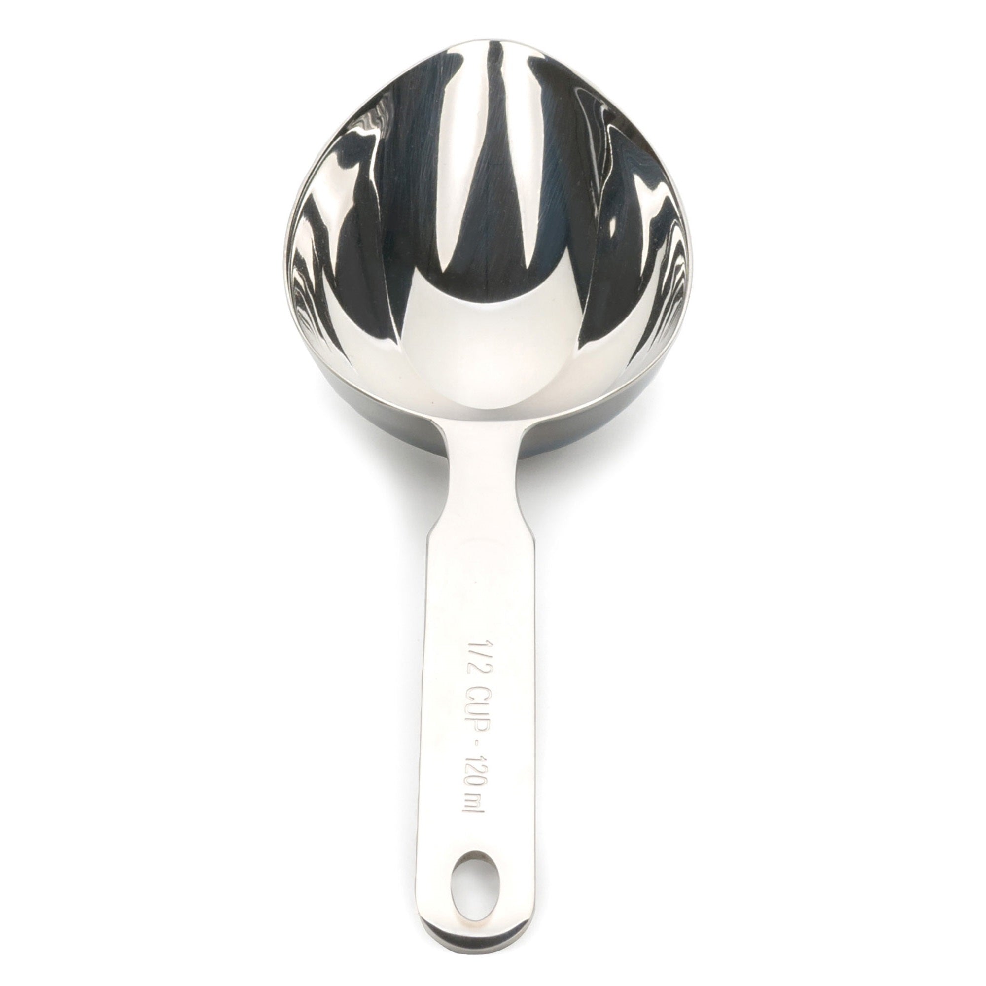 Rsvp International Oval Measuring Scoop - One Half Cup