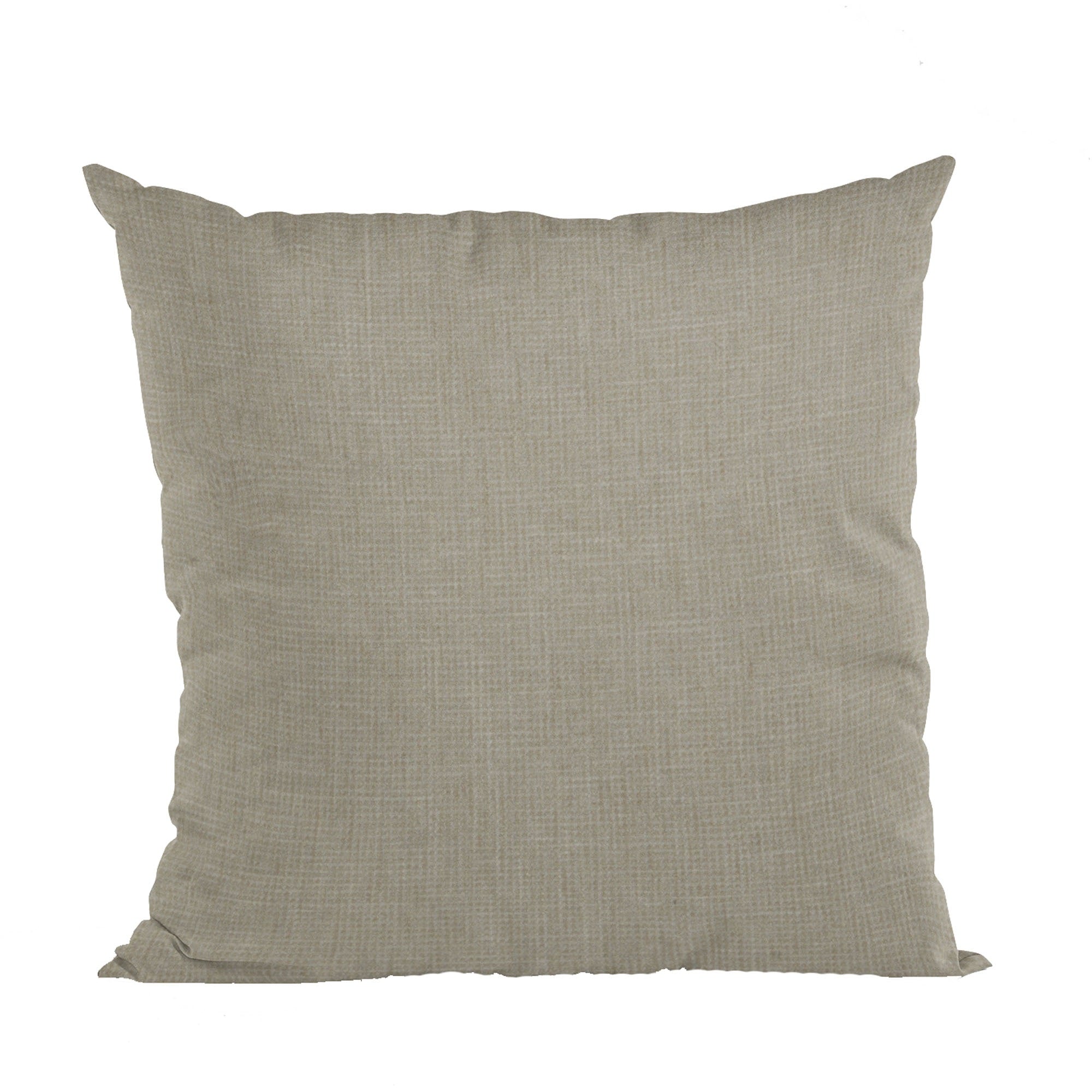 Plutus Linen Waffle Textured Solid, Sort Of A Waffle Texture Luxury Throw Pillow - Double Sided  22'' X 22''