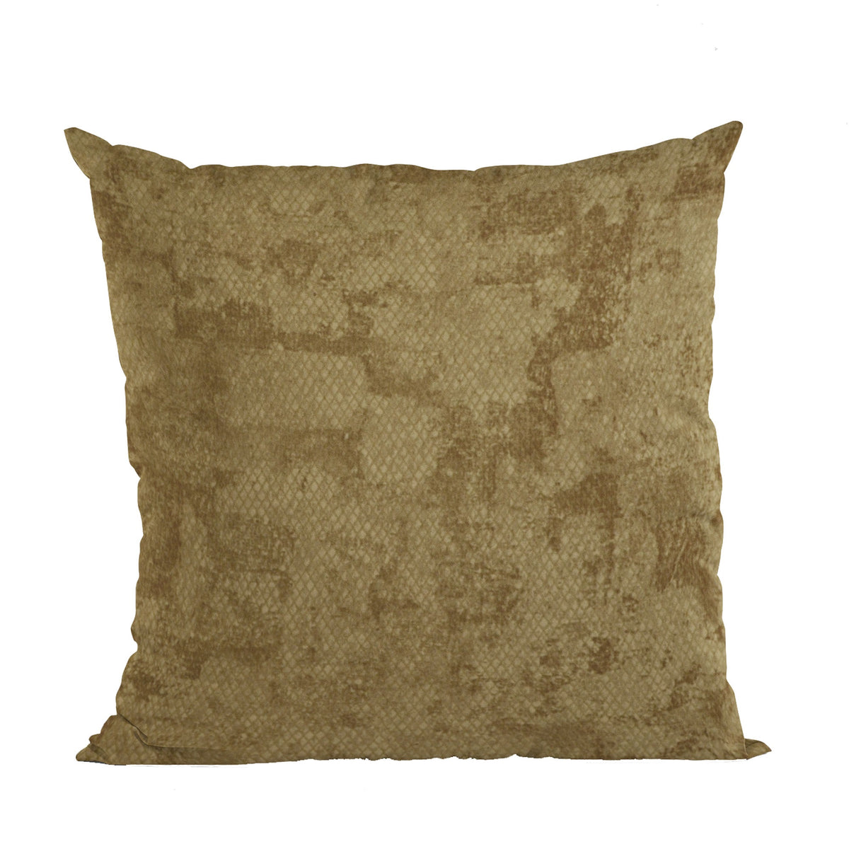 Plutus Burnished Bronze Hidden Map Textured Gound Cloth With Diamond Pattern - Double Sided  20'' X 20''