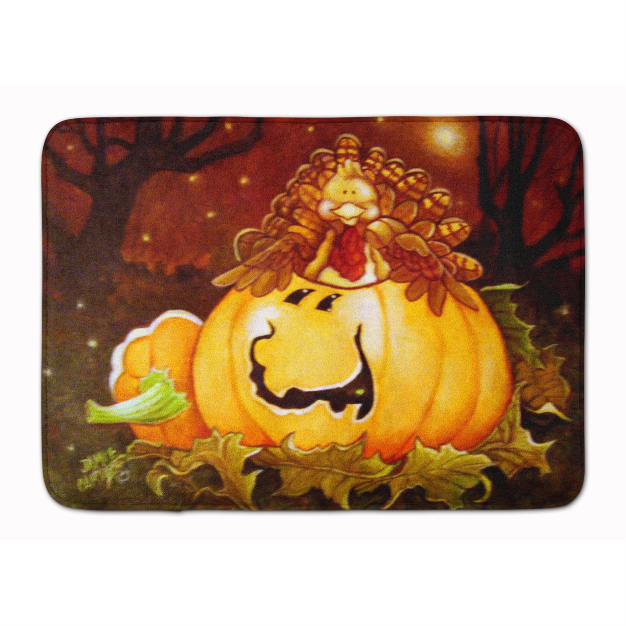 'Caroline'S Treasures Somebody To Love Pumpkin Halloween Floor Mat, 19'''' X 27'''', Multicolor''
