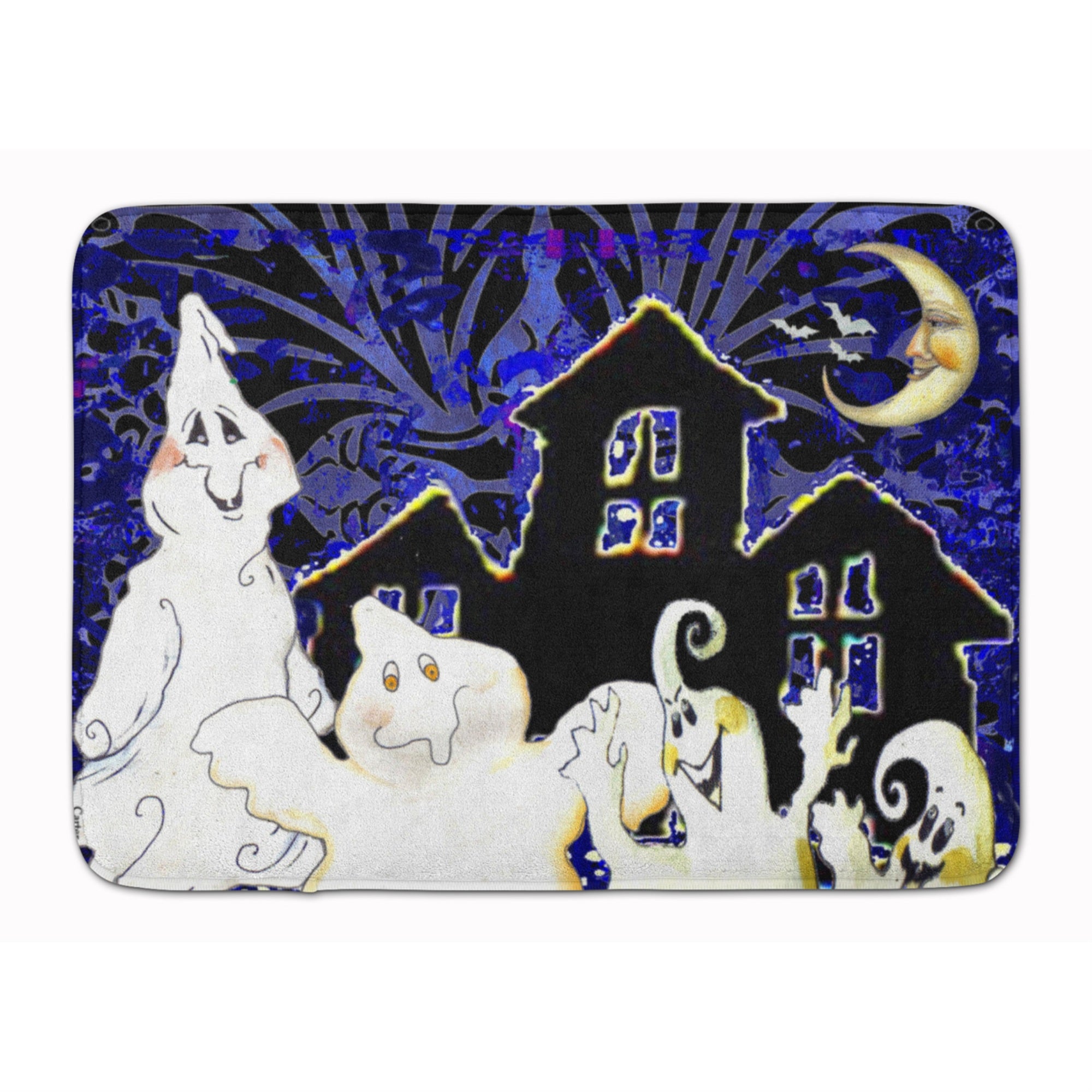 'Caroline'S Treasures Gang'S All Here Ghosts Halloween Floor Mat, 19'''' X 27'''', Multicolor''