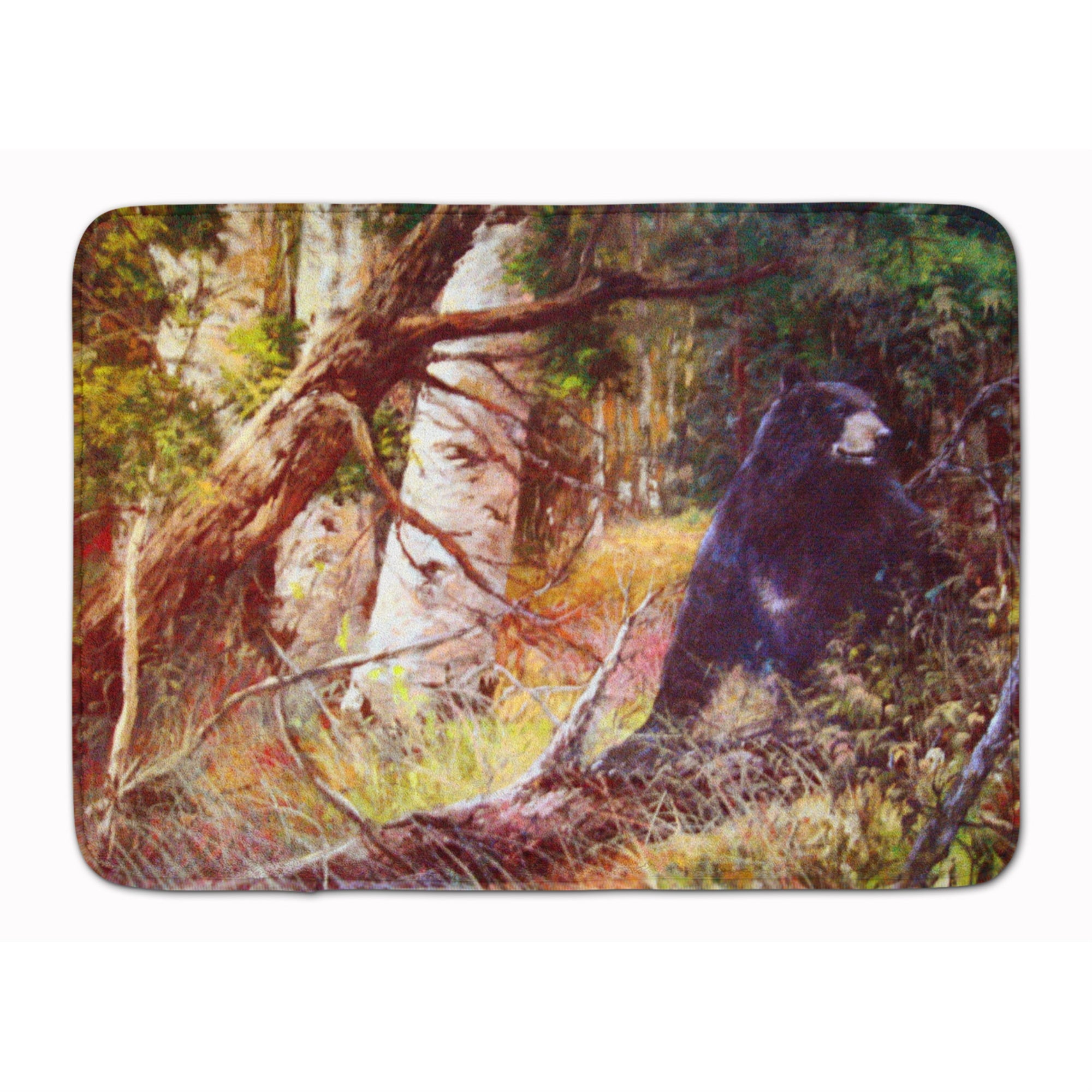 'Caroline'S Treasures Mr. Black Bear Floor Mat, 19'''' X 27'''', Multicolor''