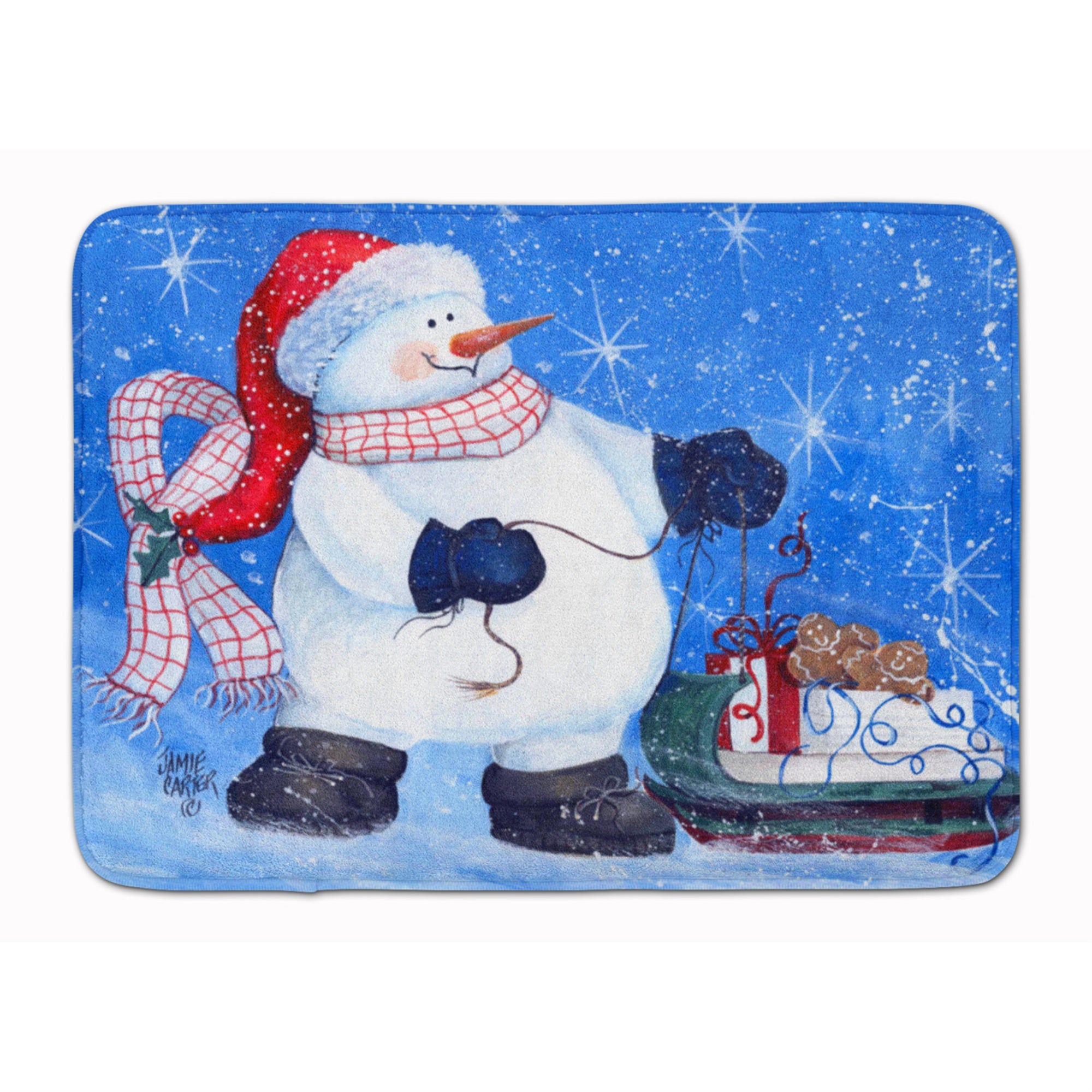 'Caroline'S Treasures Friends Can Ride Too Snowman, 19'''' X 27'''', Multicolor''
