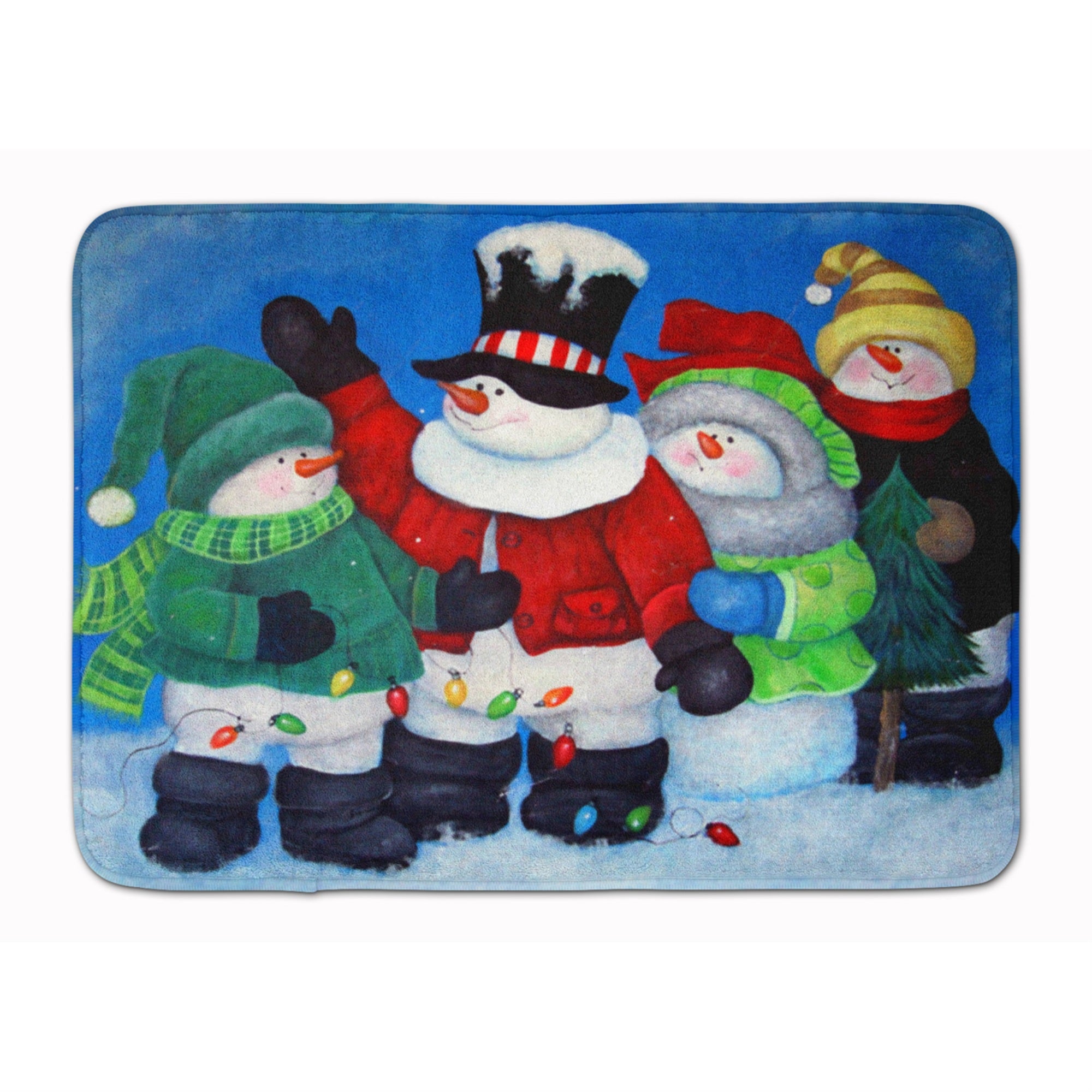 'Caroline'S Treasures Light Brigade Snowman Floor Mat, 19'''' X 27'''', Multicolor''