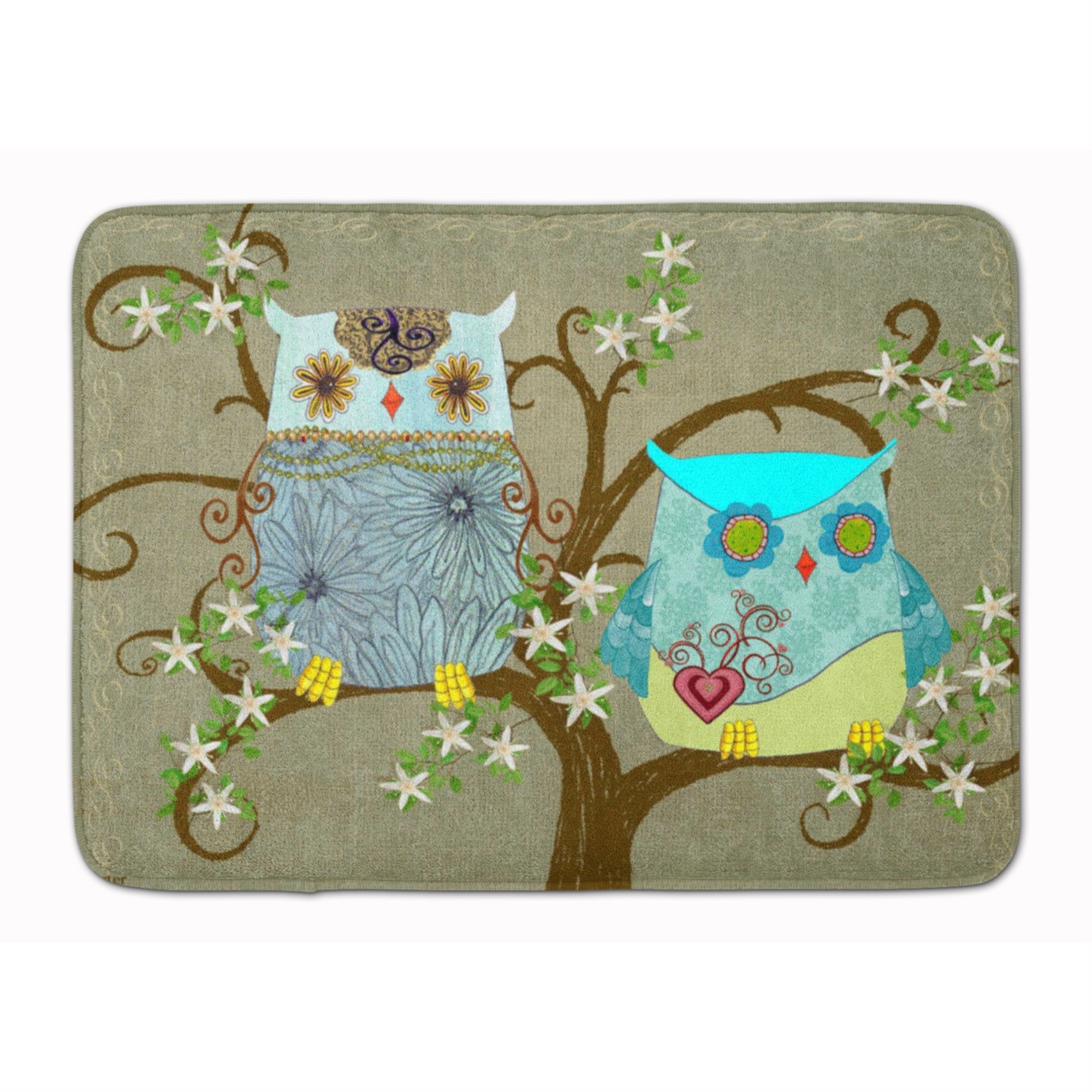 'Caroline'S Treasures Friendly Ladies Owl Floor Mat, 19'''' X 27'''', Multicolor''
