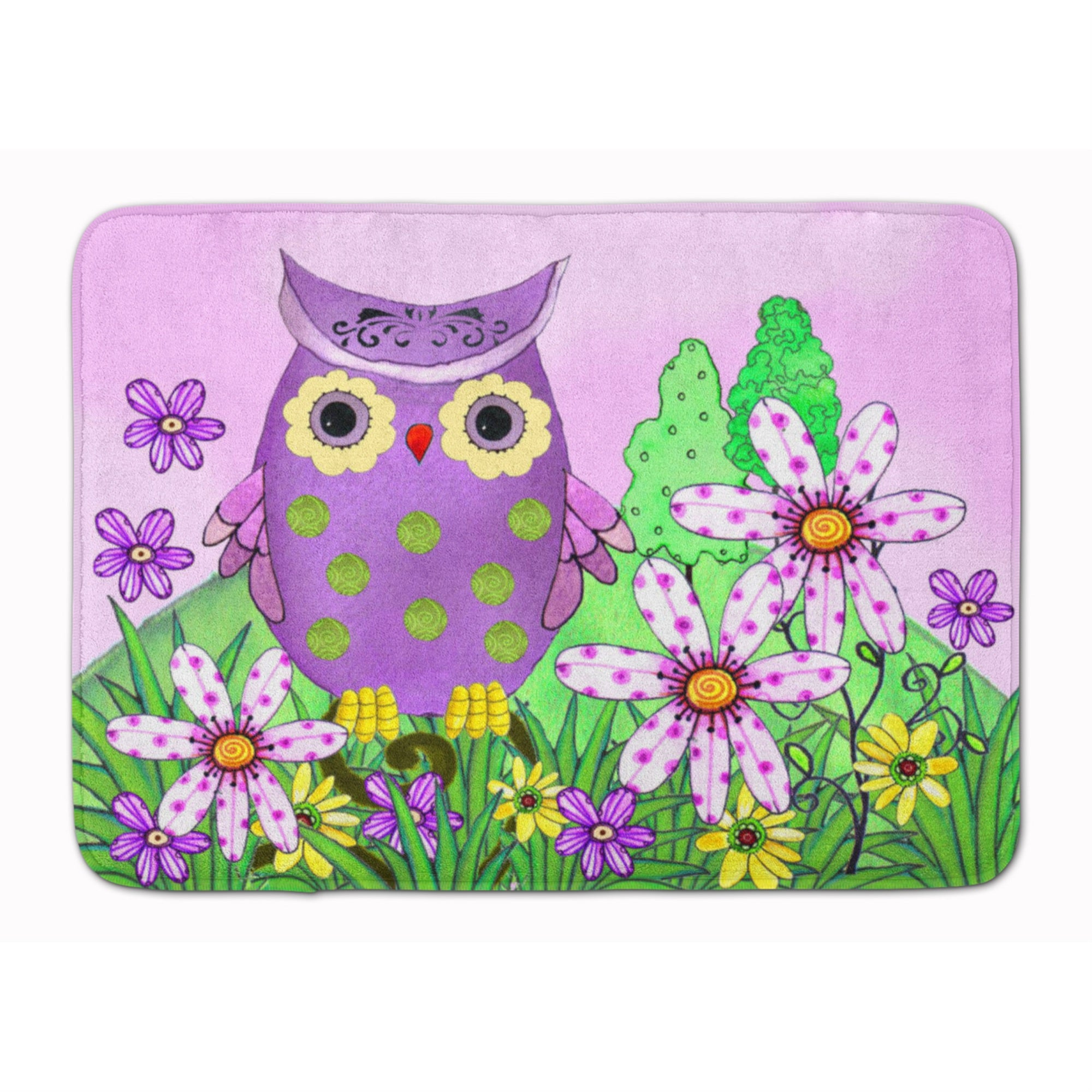 'Caroline'S Treasures Friend Owl Floor Mat, 19'''' X 27'''', Multicolor''