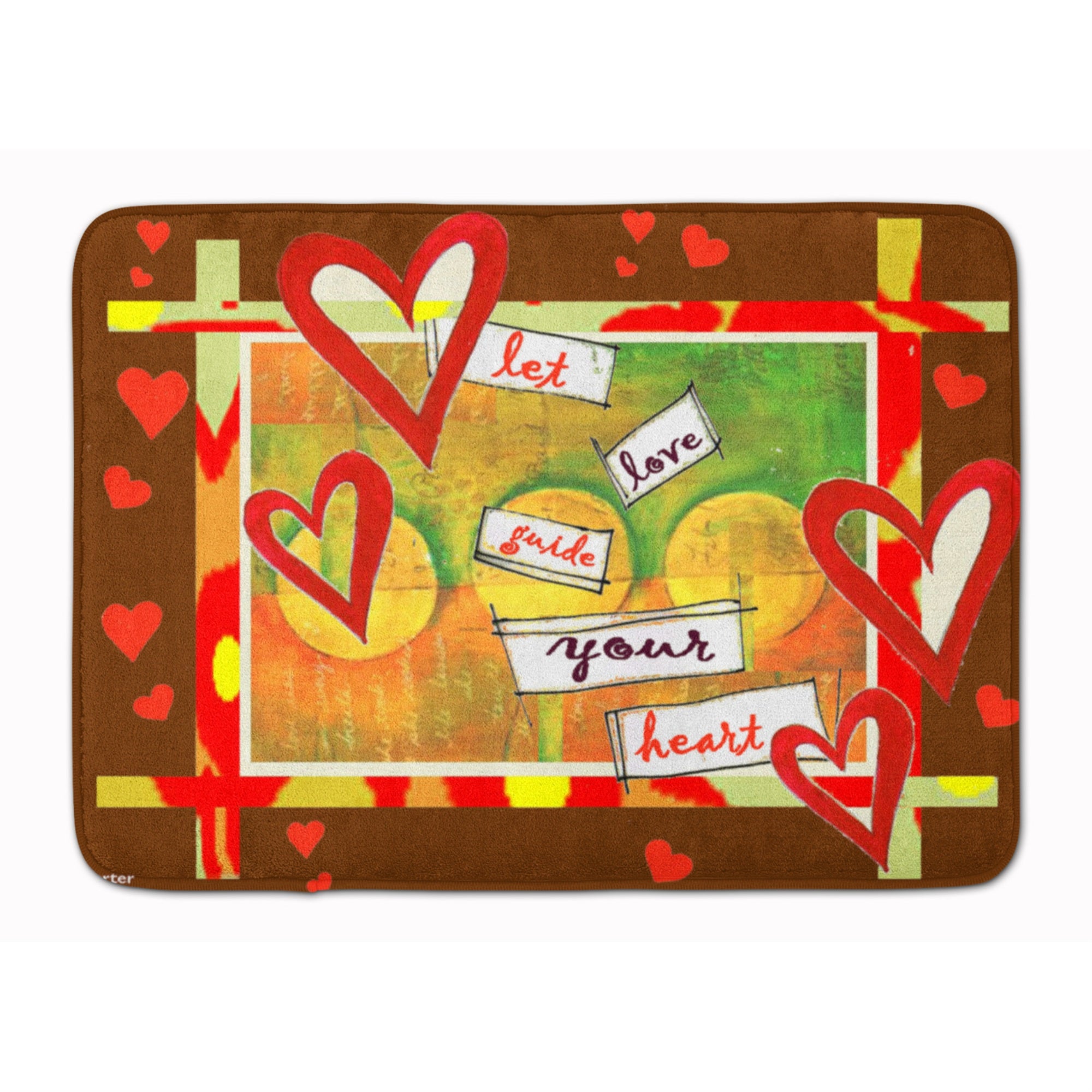 'Caroline'S Treasures Let Love Guide Your Heart Valentine'S, 19'''' X 27'''', Multicolor''