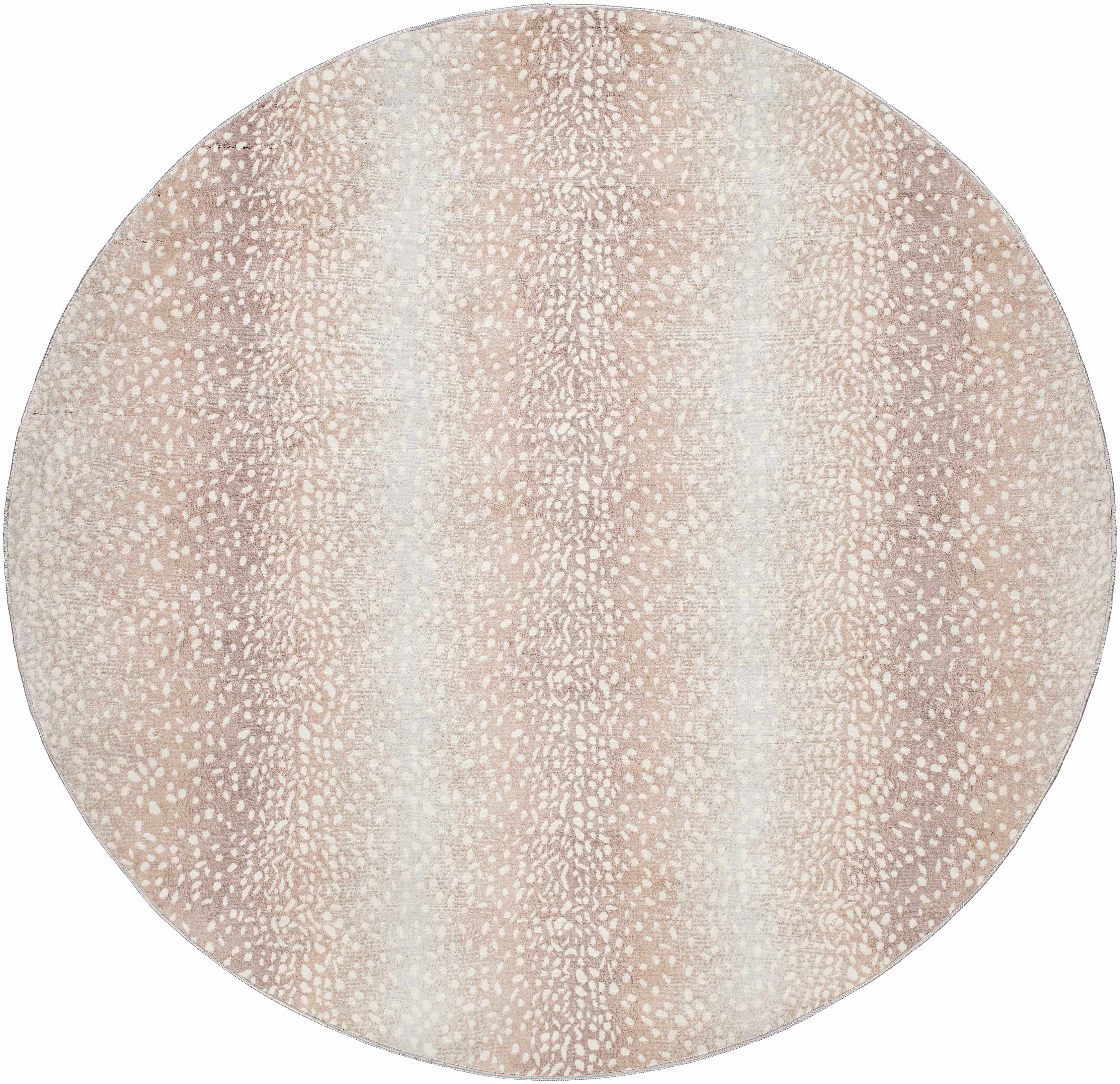 Pointblank Leopard Print Fawn Runner Rug