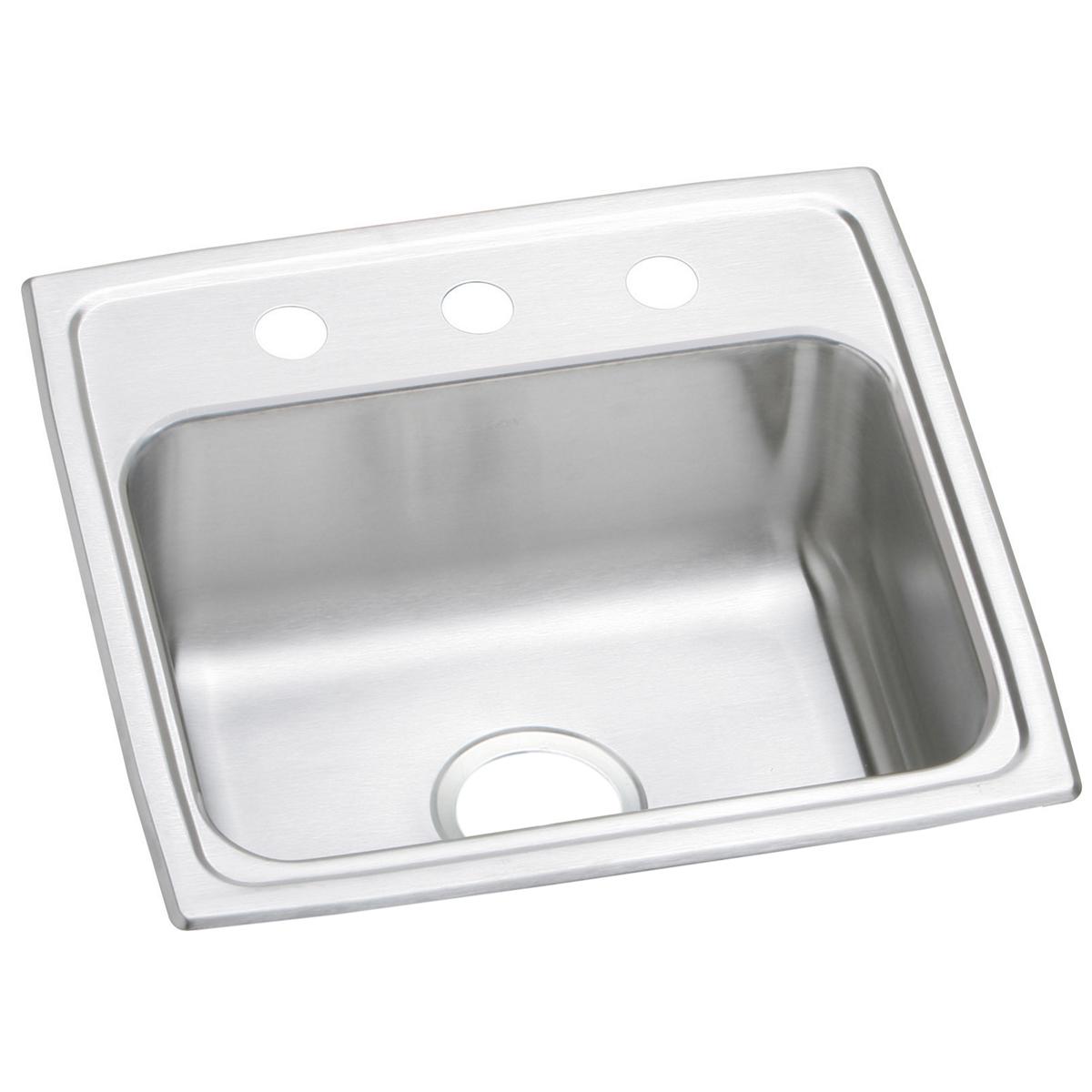 Elkay Celebrity Stainless Steel 19'' X 18'' X 7-1/8'', Single Bowl Drop-In Sink