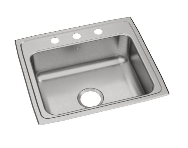 Elkay Celebrity Stainless Steel 22'' X 19-1/2'' X 7-1/8'', Single Bowl Drop-In Sink