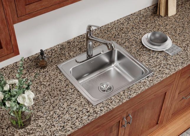 Elkay Celebrity Stainless Steel 22'' x 19-1/2'' x 7-1/8''  Single Bowl Drop-in Sink