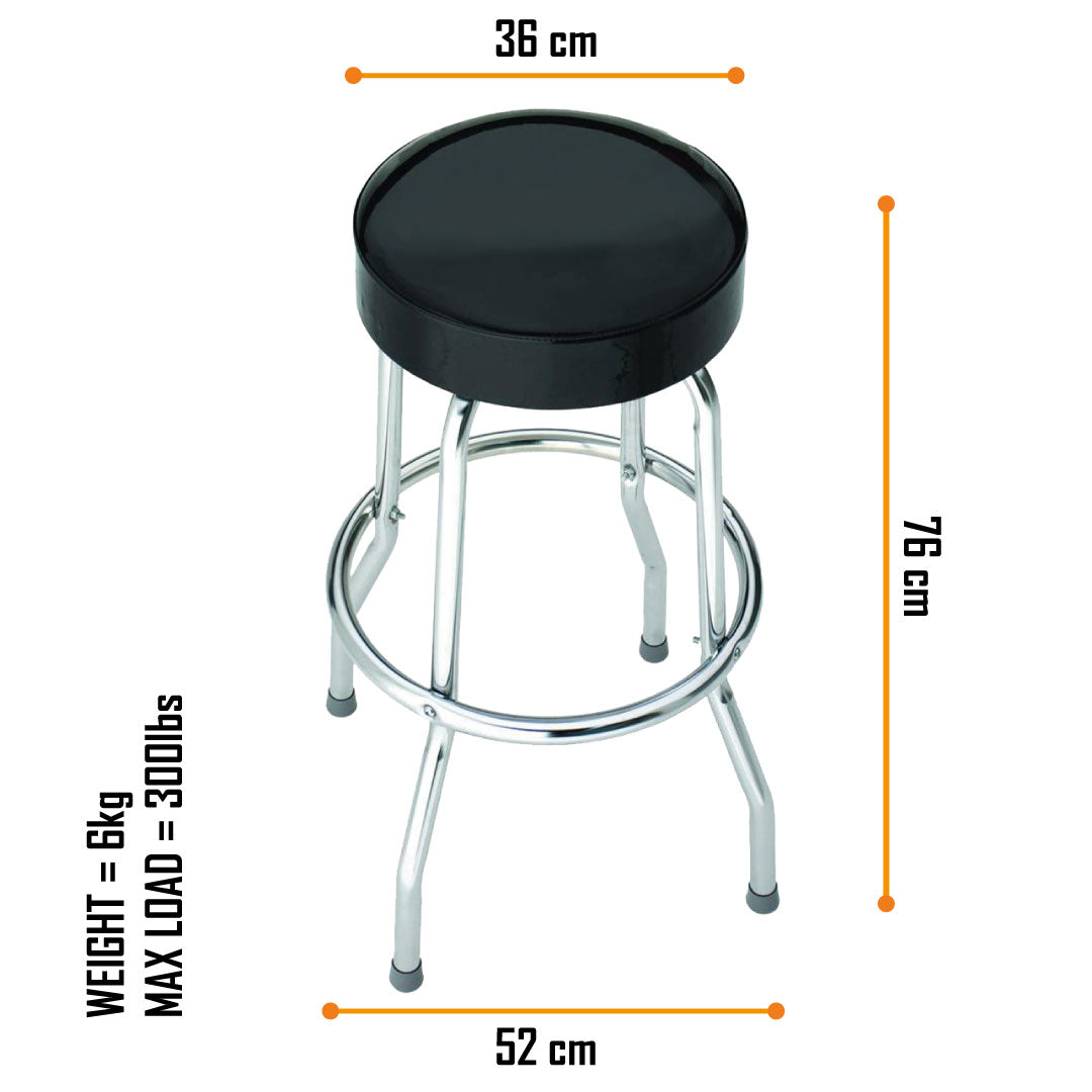 Rocksax Iron Maiden Bar Stool - Seventh Son
