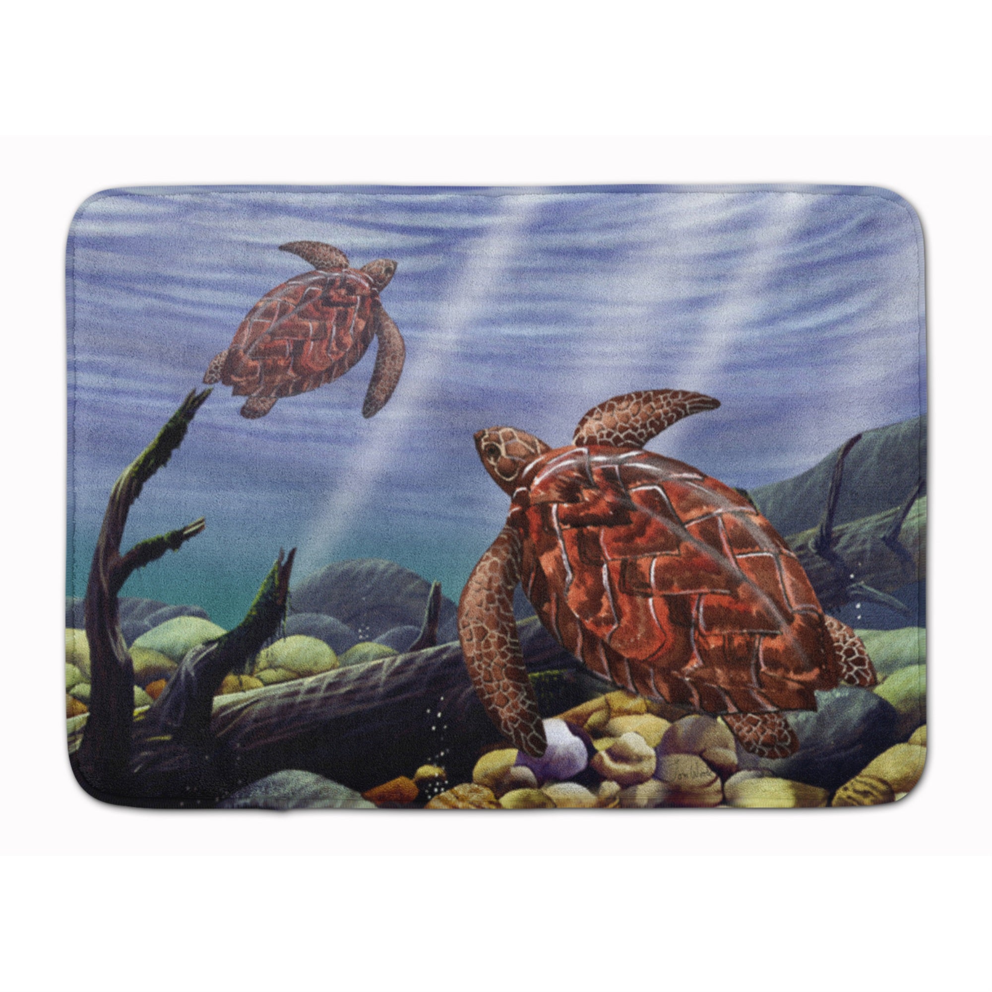 'Caroline'S Treasures Sea Turtles Floor Mat, 19'''' X 27'''', Multicolor''