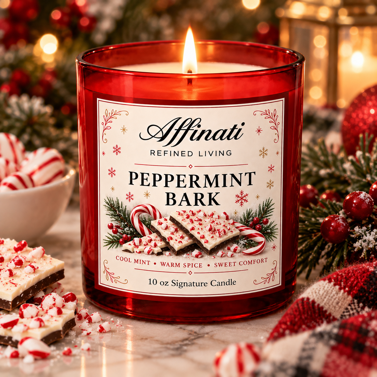Peppermint Bark Signature Candle