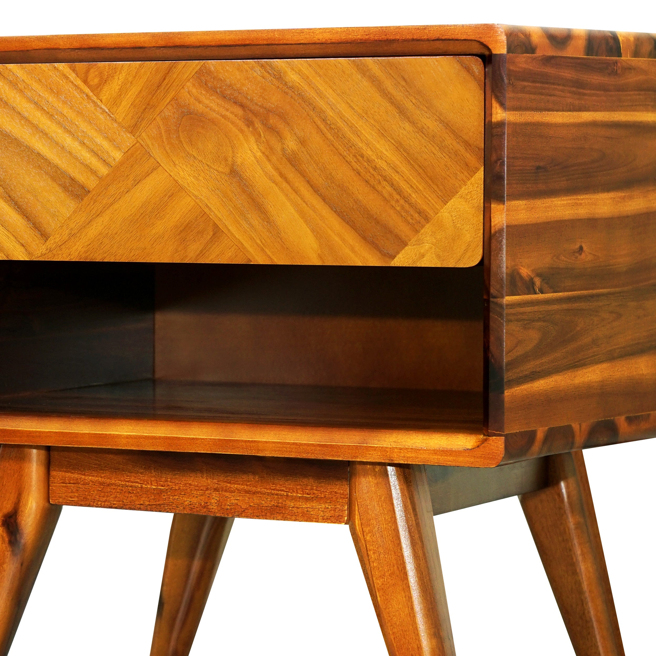 Rorns Laden Nightstand with Drawer - Stylish and Functional Bedroom Storage