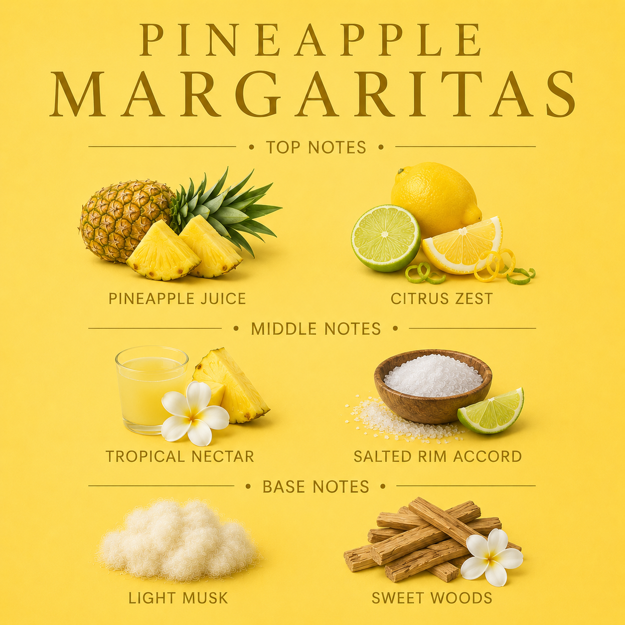 Pineapple Margaritas Signature Candle