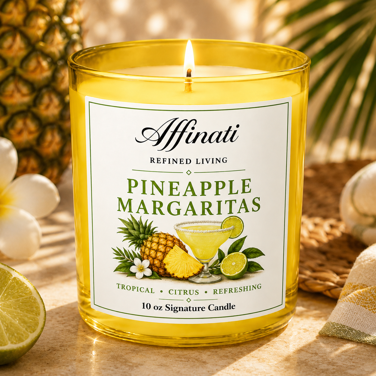 Pineapple Margaritas Signature Candle