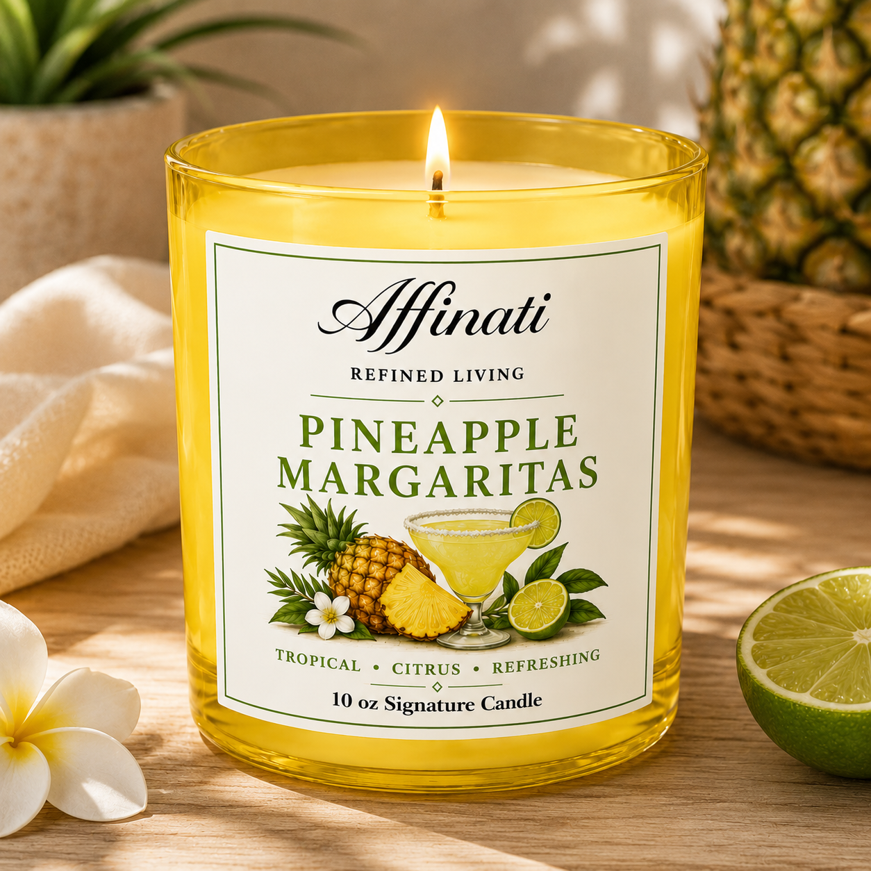 Pineapple Margaritas Signature Candle