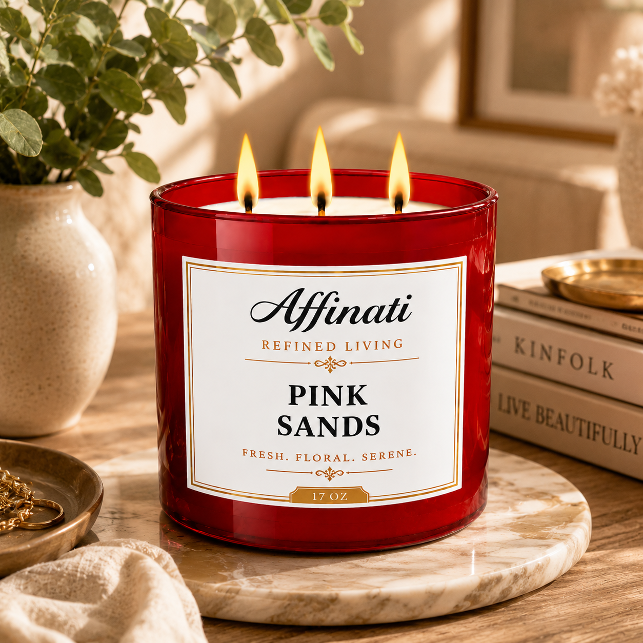 Pink Sands 3-Wick Candle