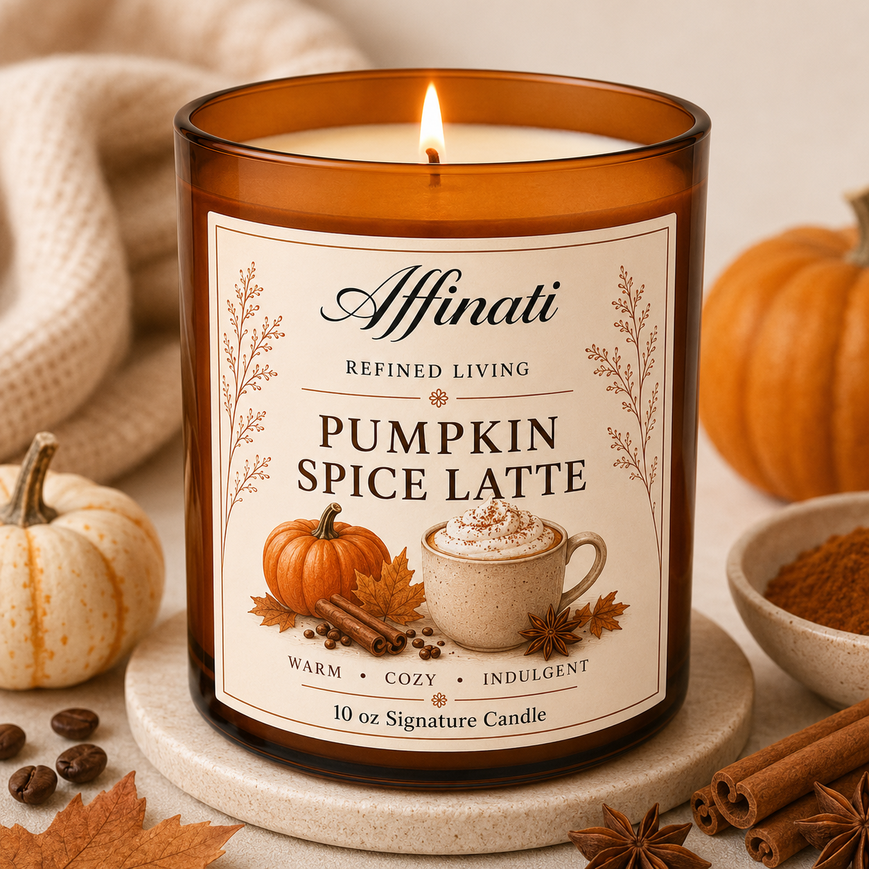 Pumpkin Spice Latte Signature Candle