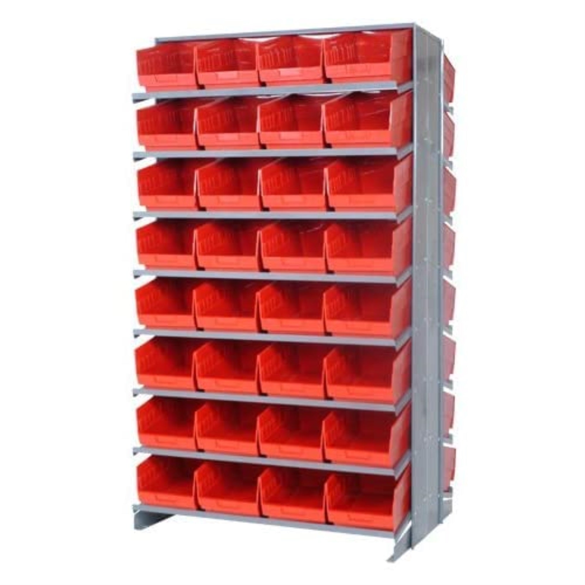 Pick Rack, Slopped, Double Sided, 24L X 36W X 63-1/2H, 800 Lbs. Capacity, (16) Shelves Configuration, Includes: (64) Qsb207 Blue
