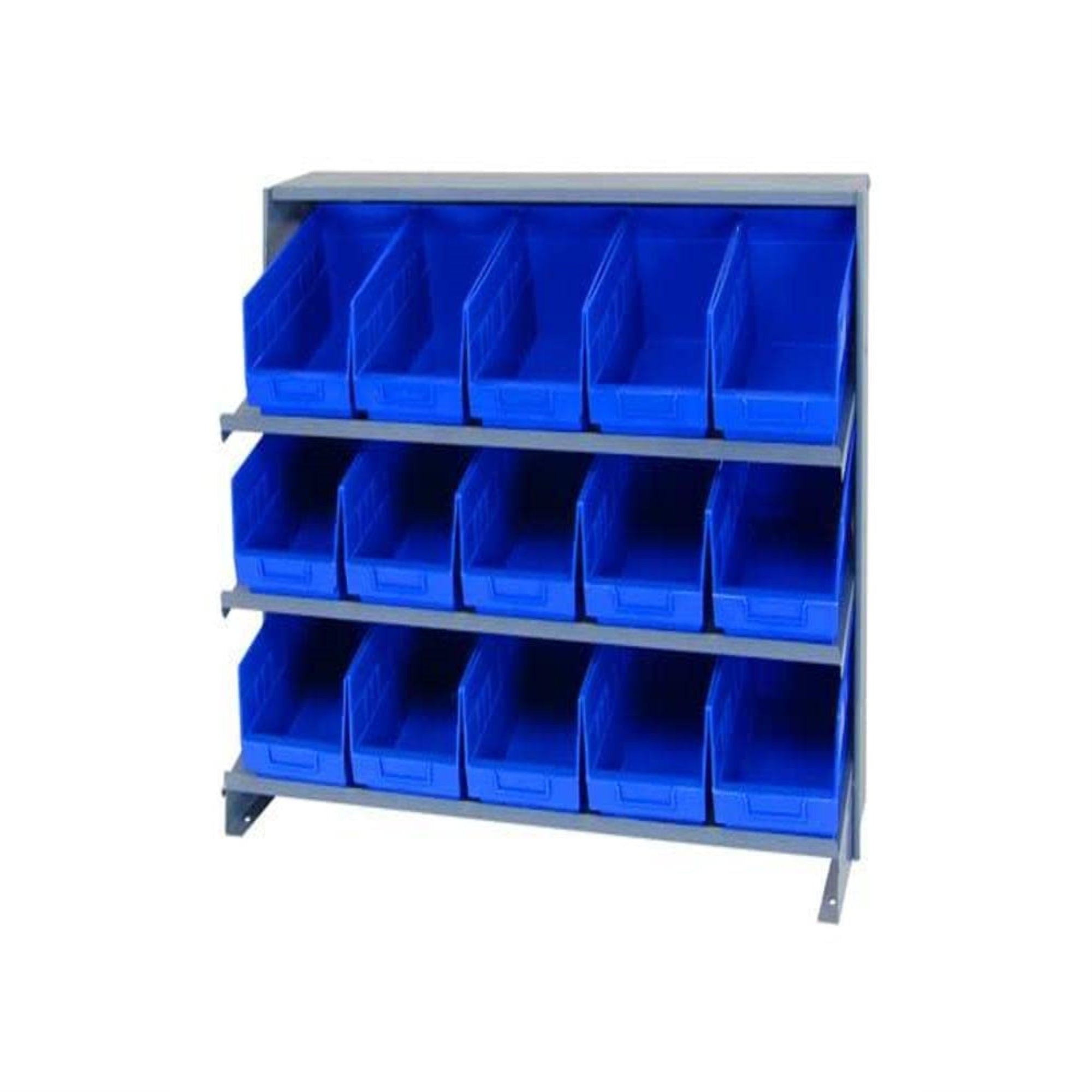Pick Rack, Slopped, Bench Style, 12-1/2L X 36W X 26-1/2H, 250 Lbs. Capacity, (3) Shelves Configuration, Includes:: (15) Qsb202 B
