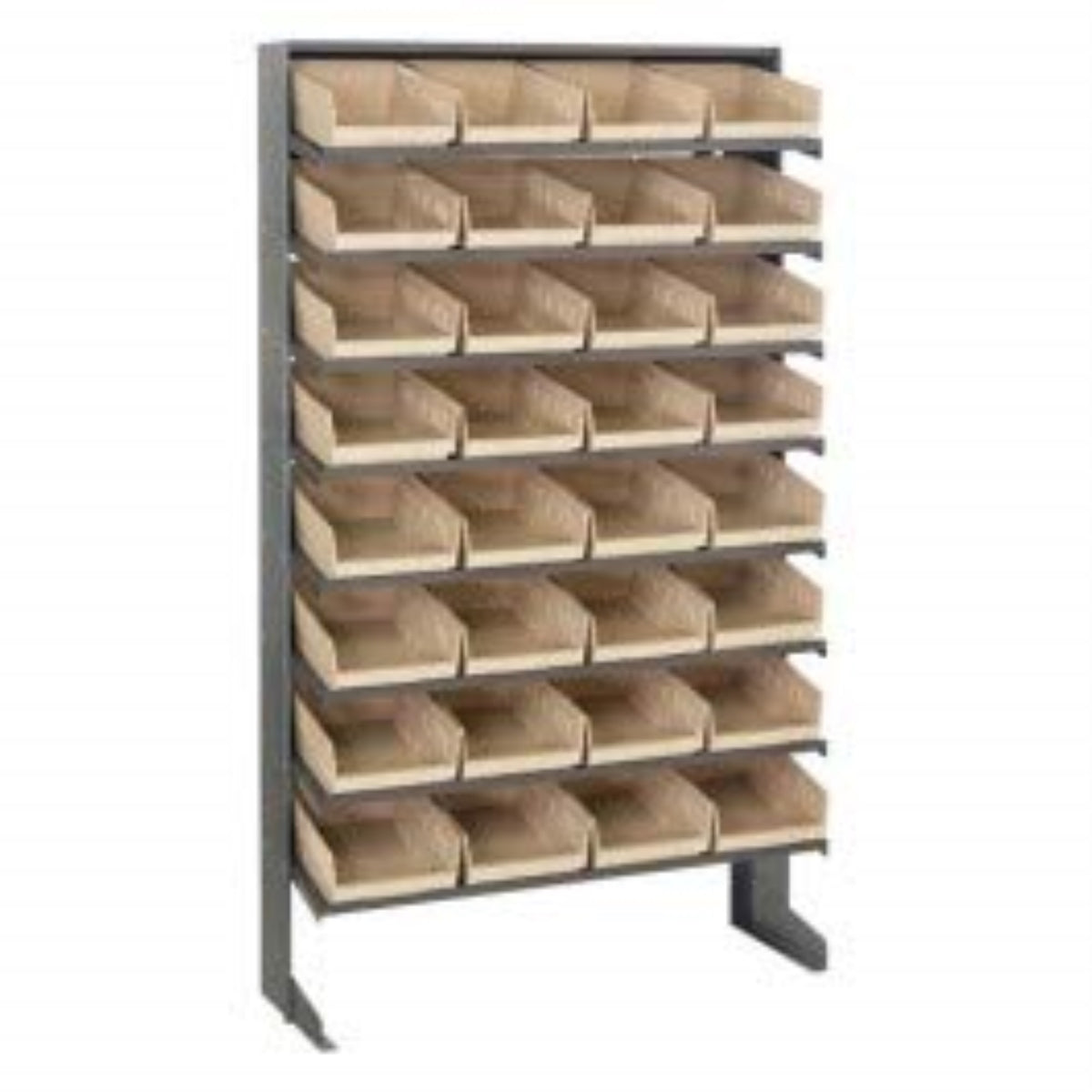 Privacy Rack Changer Pick Rack, Slopped, Single Sided, 12D X 36W X 60H, 400 Lbs. Capacity ...