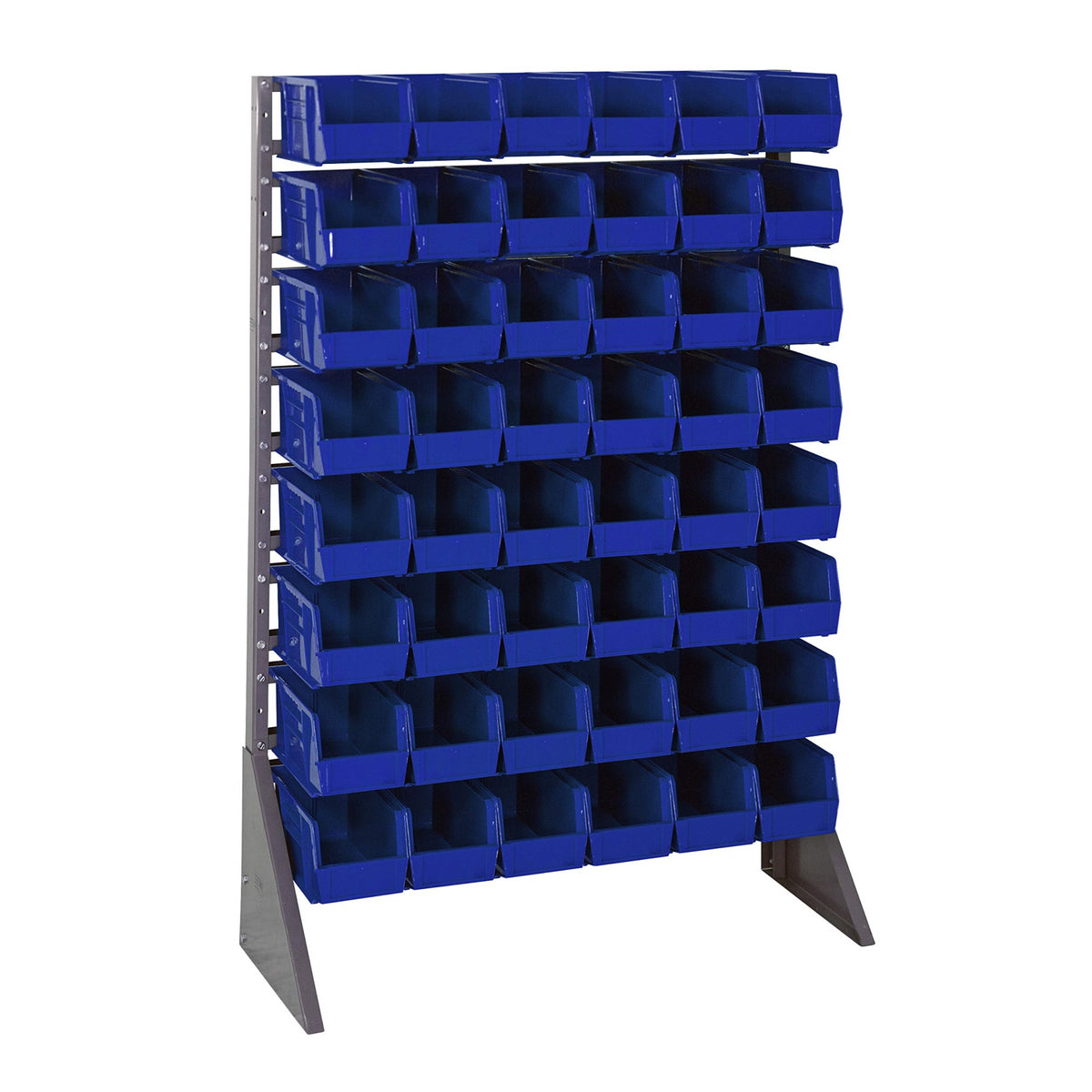 Rail Rack, Single Sided, 36L X 15W X 53H, 600 Lbs Load Capacity, Inclu ...