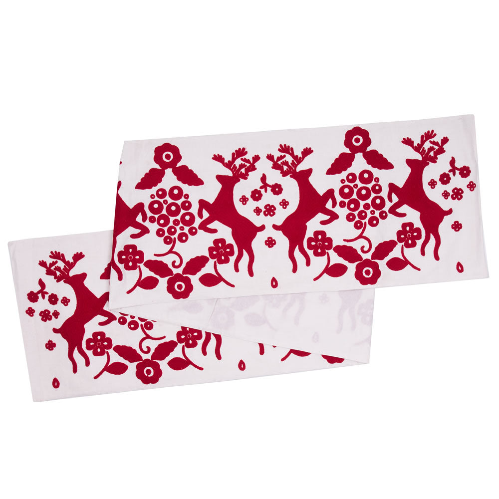 Vickerman 12'' X 60'' Scandia Christmas Table Runner - Qtx17233