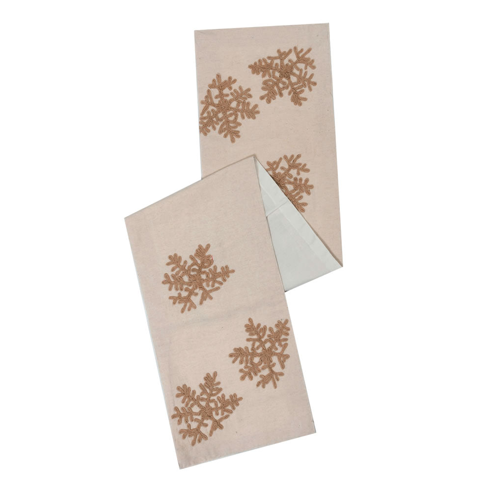 Vickerman 12'' X 60'' Falling Flakes Table Runner - Qtx17403