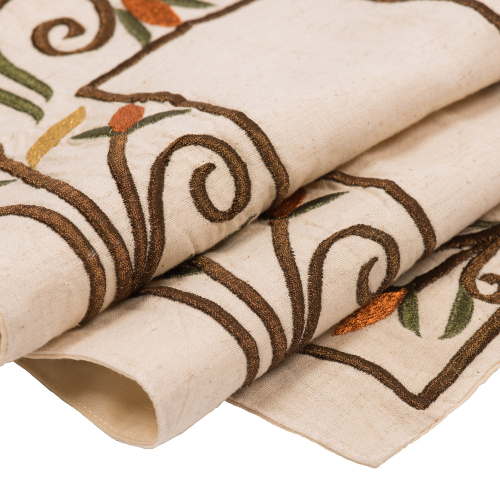 Vickerman 12'' x 60'' Harvest Border Table Runner - QTX17712