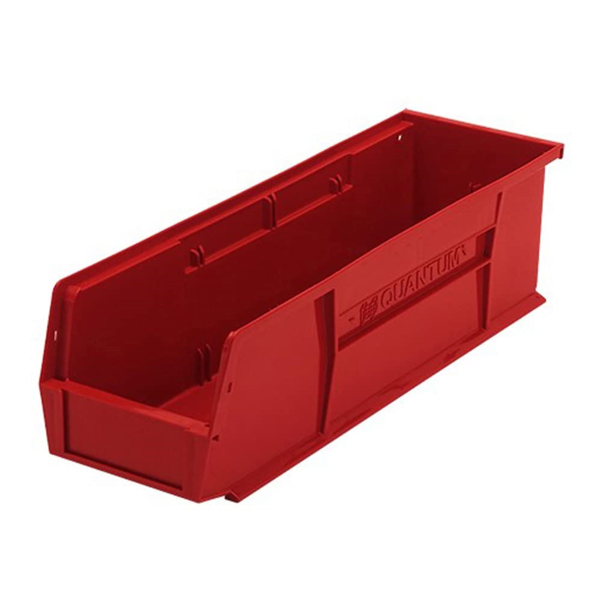 Bin, Stacking Or Hanging, 5-1/2W X 18D X 5H, Front/Back/Side Grips, Anti-Slide Lock, (1) Divider Slot, Rear Hanger, Molded-In La