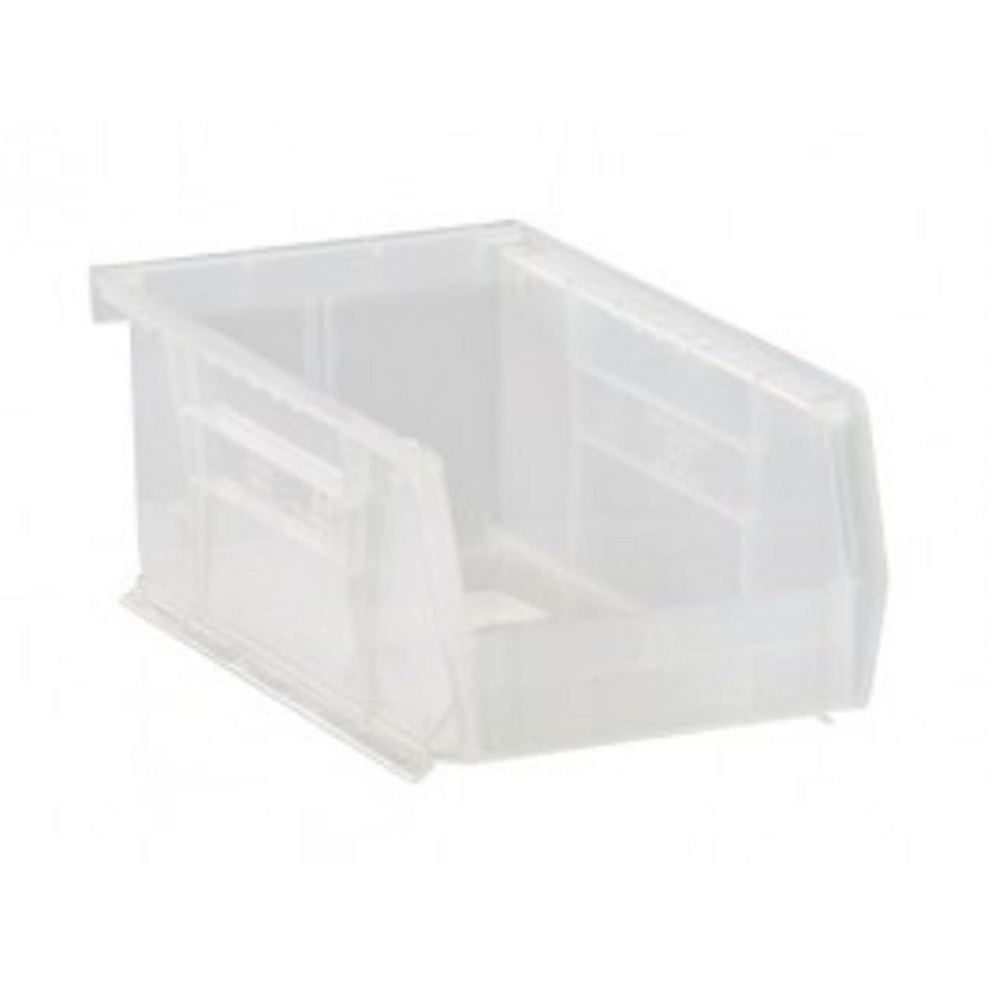 Bin, Stacking Or Hanging, 8-1/4W X 13-5/8D X 6H, Front/Back/Side Grips, Anti-Slide Lock, (1) Divider Slot, Rear Hanger, Molded-I