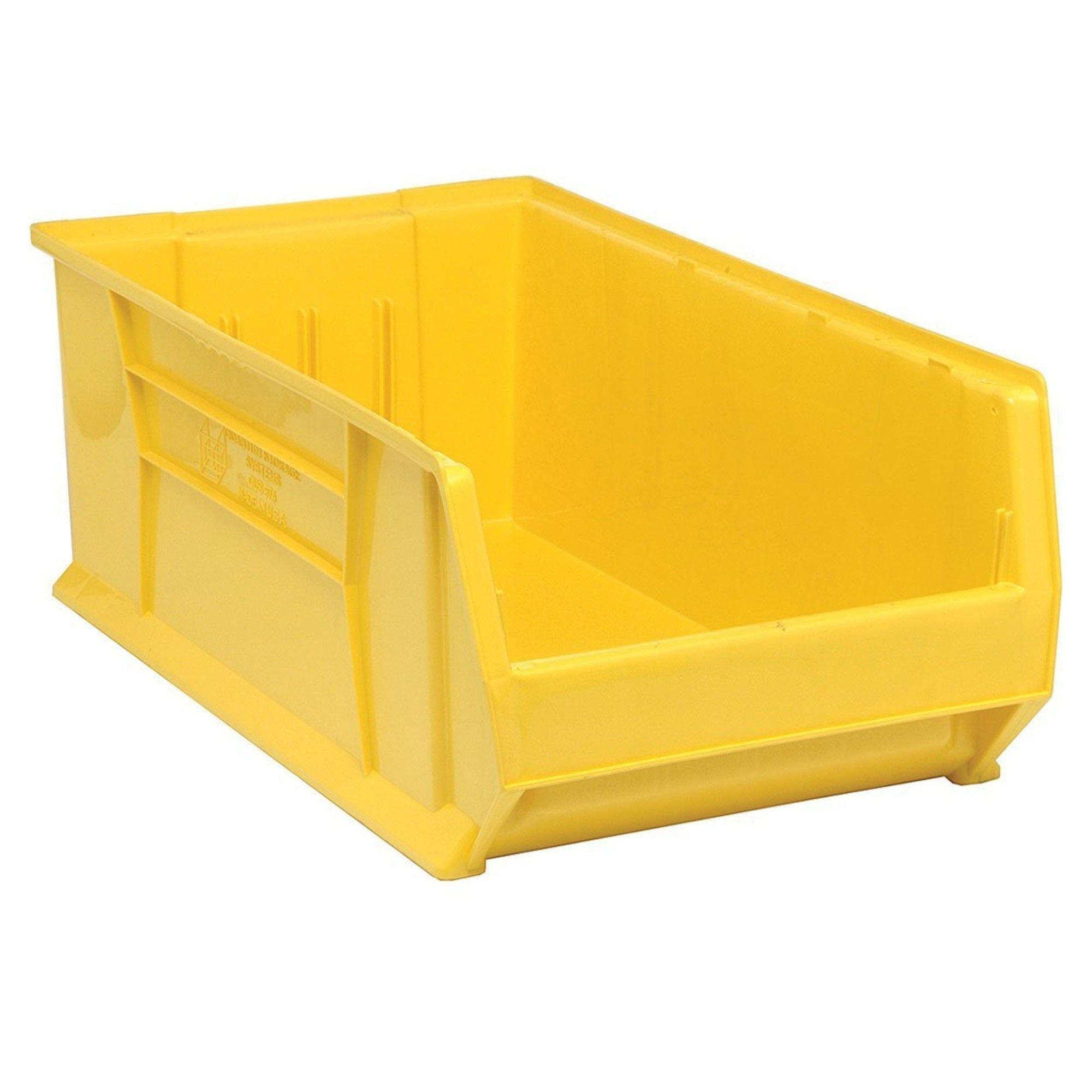 Hulk 30 Container, 29-7/8L X 16-1/2W X 11H, Stackable, Polypropylene, Yellow, Made In Usa