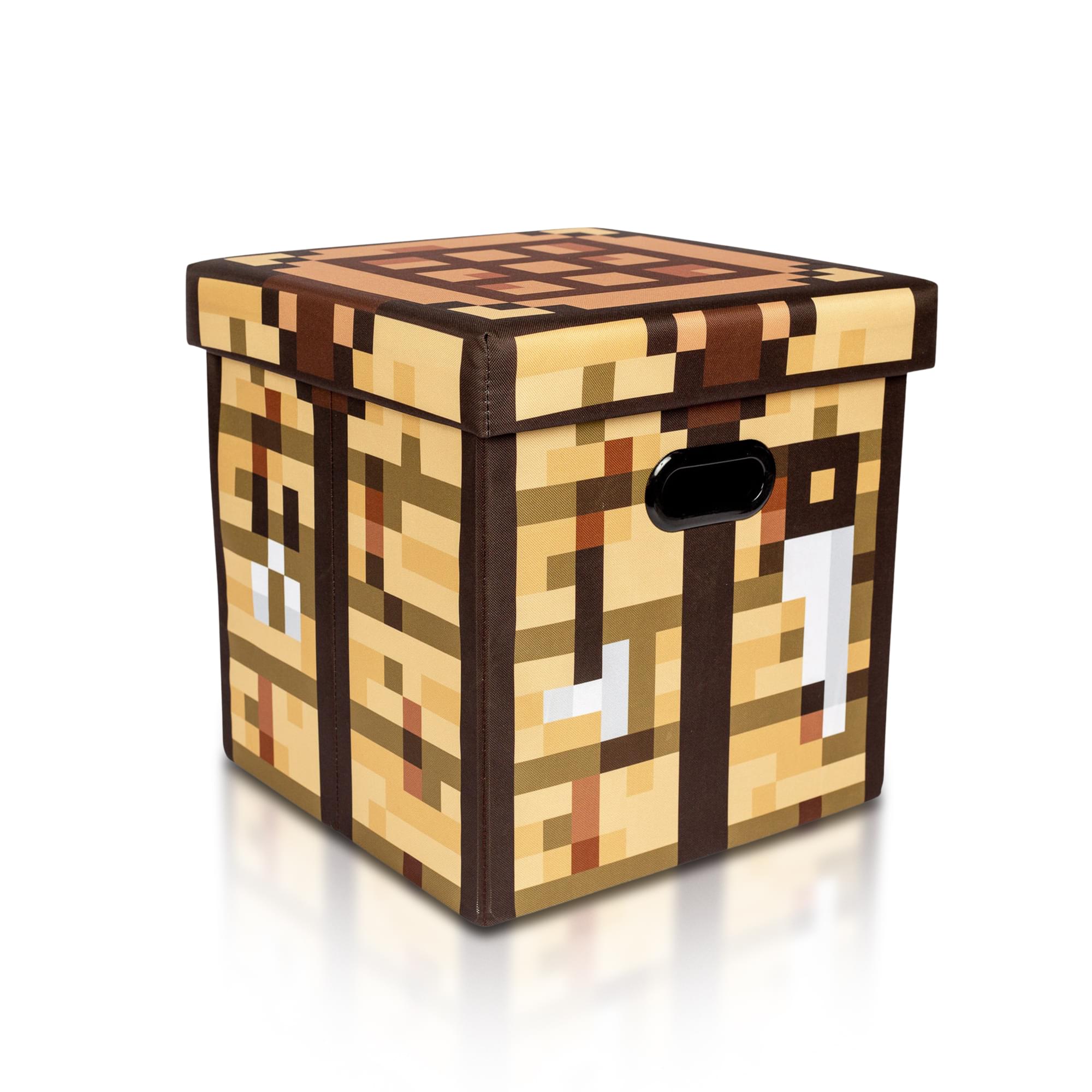 Minecraft Crafting Table Storage Bin Cube Organizer With Lid  15 Inches