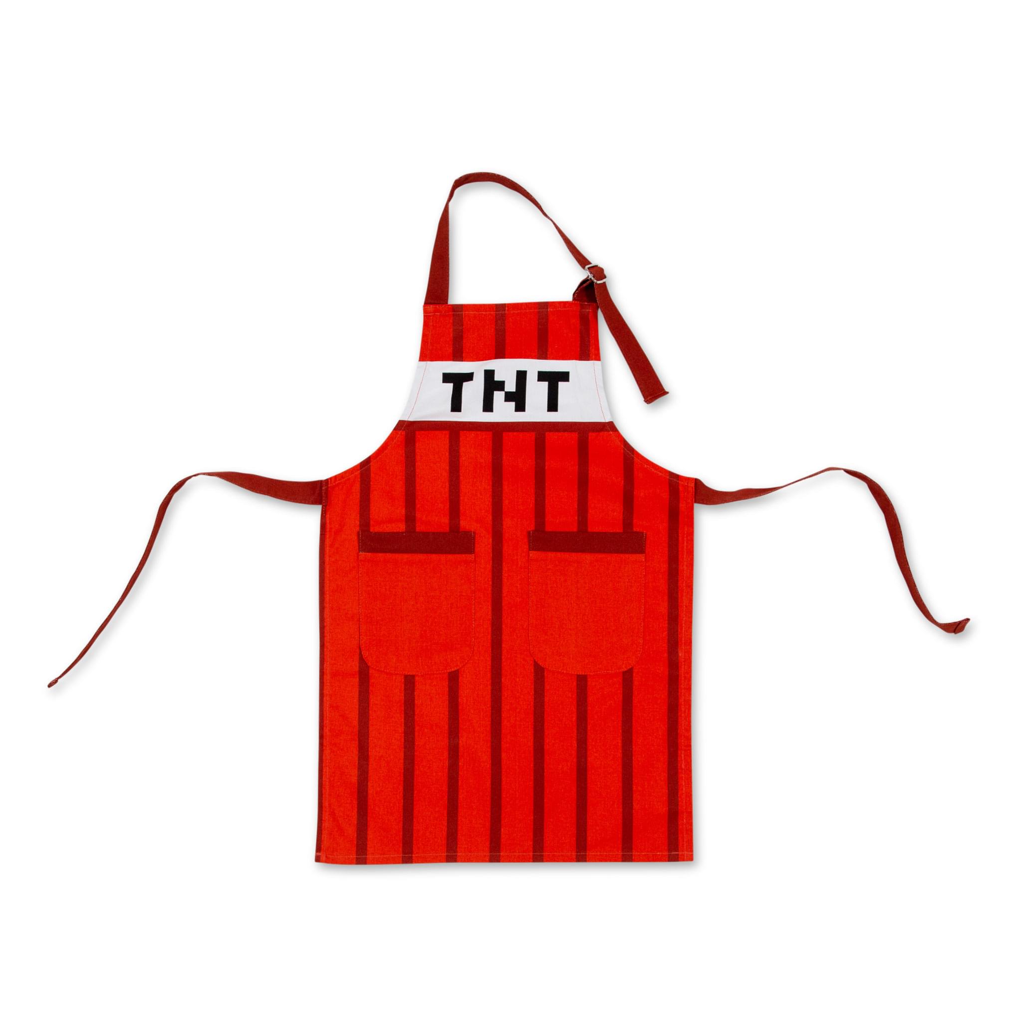 Minecraft Red Tnt Youth Kitchen Cooking Apron