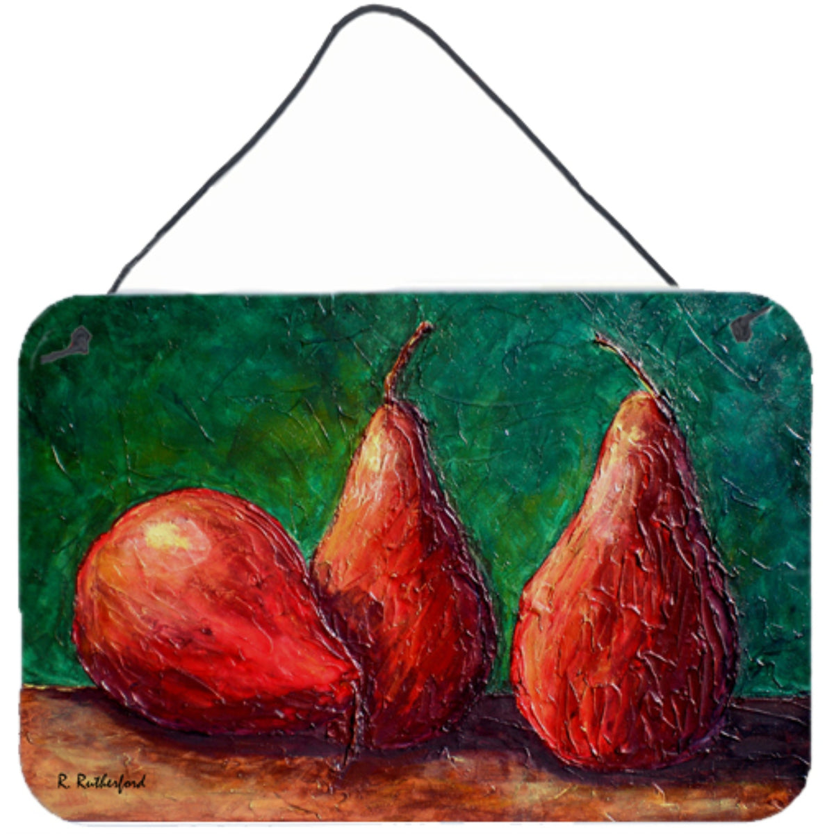 'Caroline'S Treasures Pears Aluminum Metal Wall Or Door Hanging Prints, 8 X 12''''''