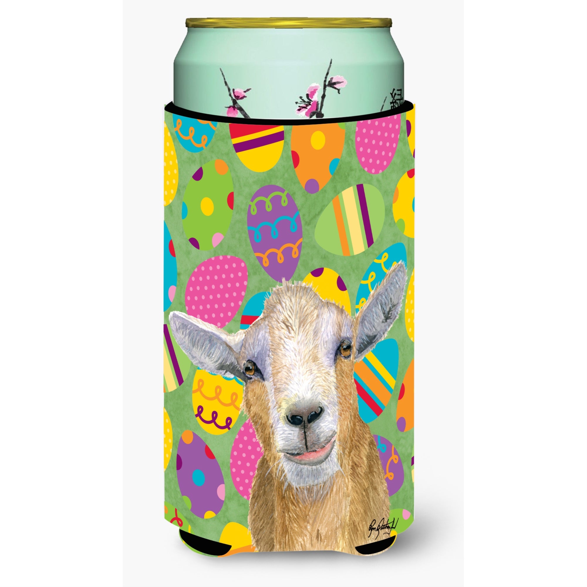Eggtravaganza Goat Easter Tall Boy Beverage Insulator Beverage Insulator Hugger Rdr3021Tbc