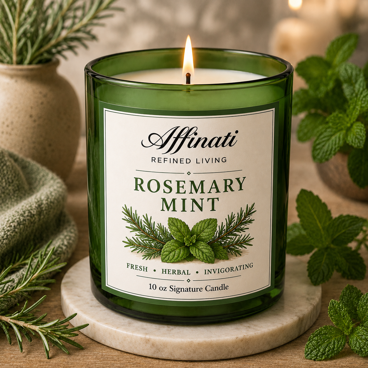 Rosemary Mint Signature Candle