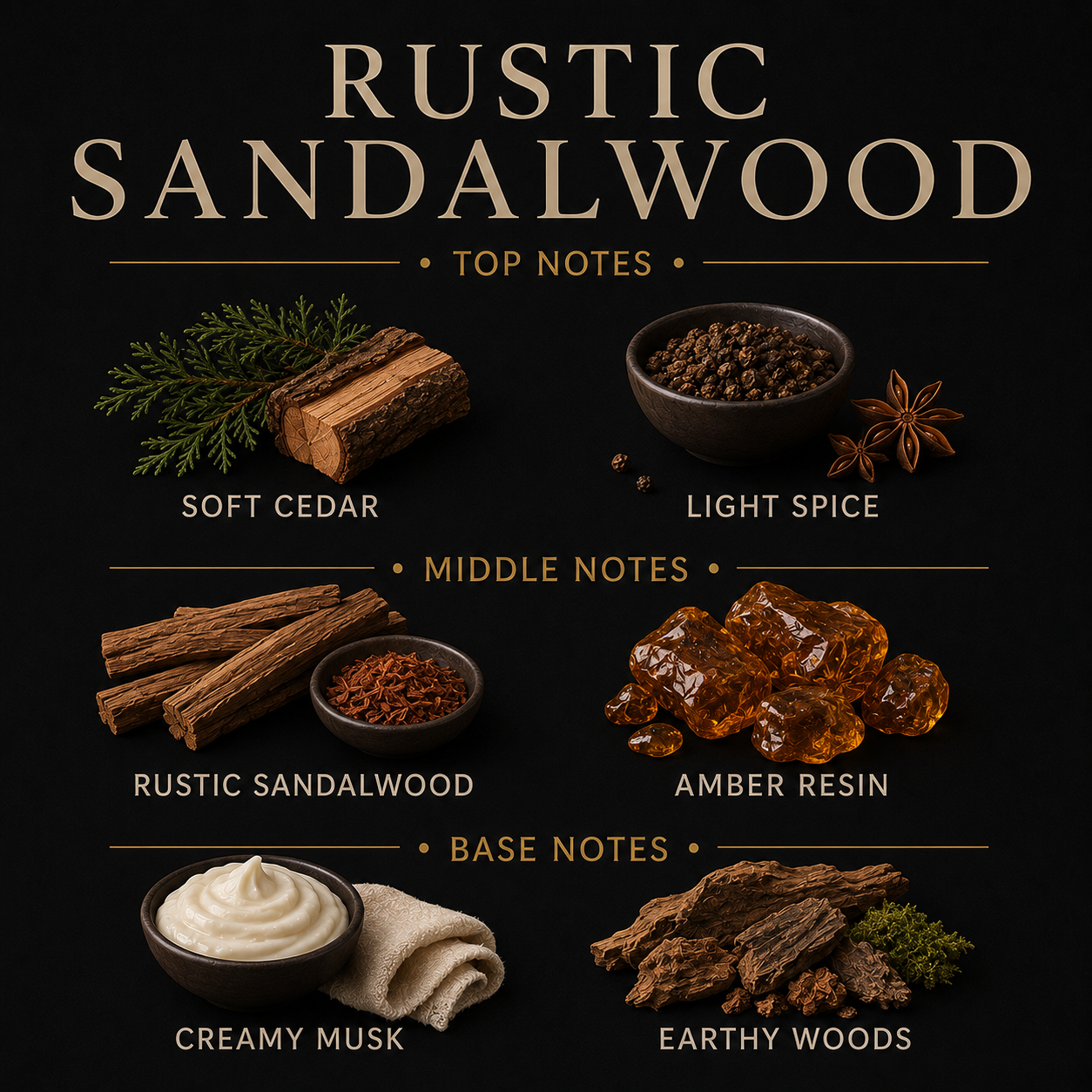 Rustic Sandalwood Original Candle