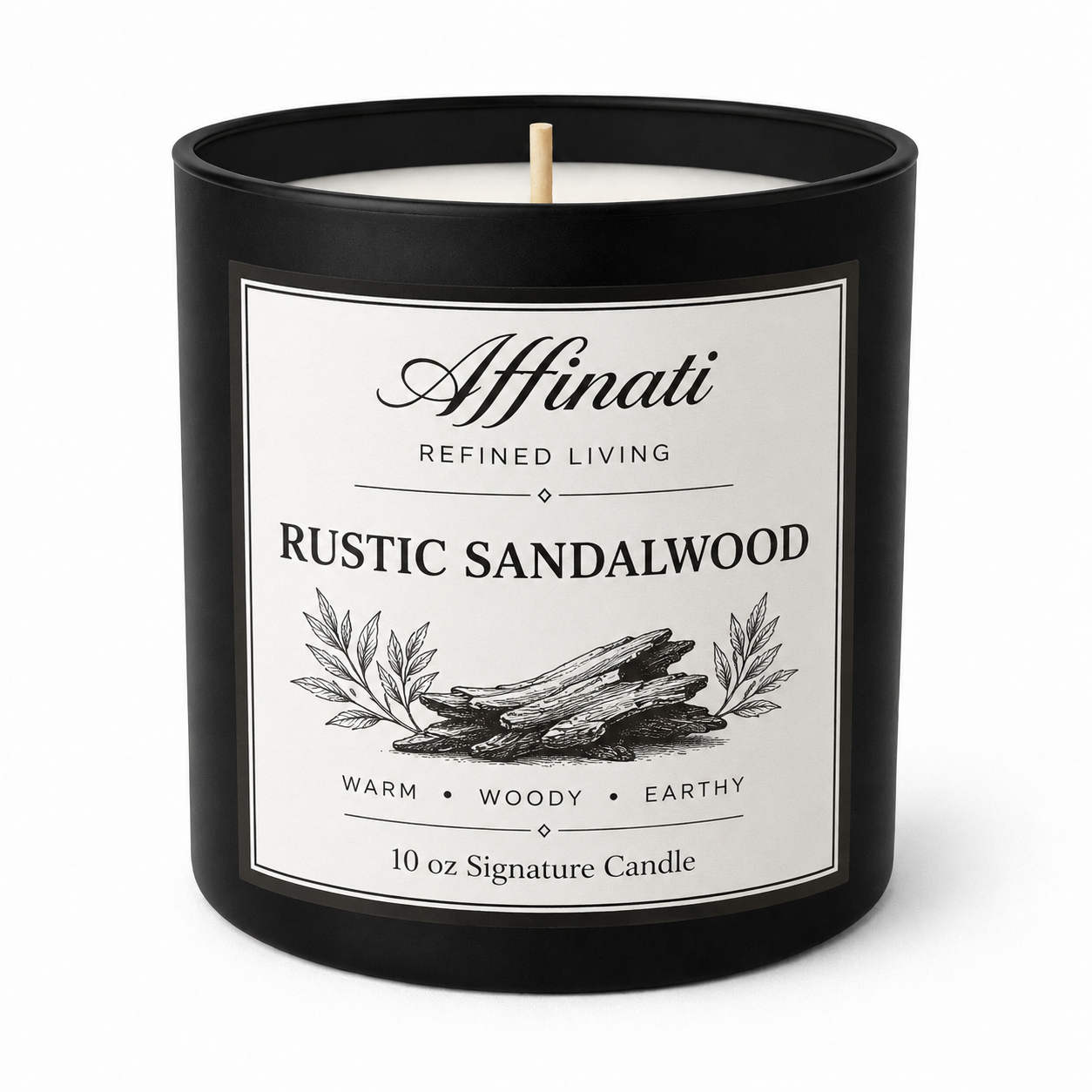 Rustic Sandalwood Signature Candle