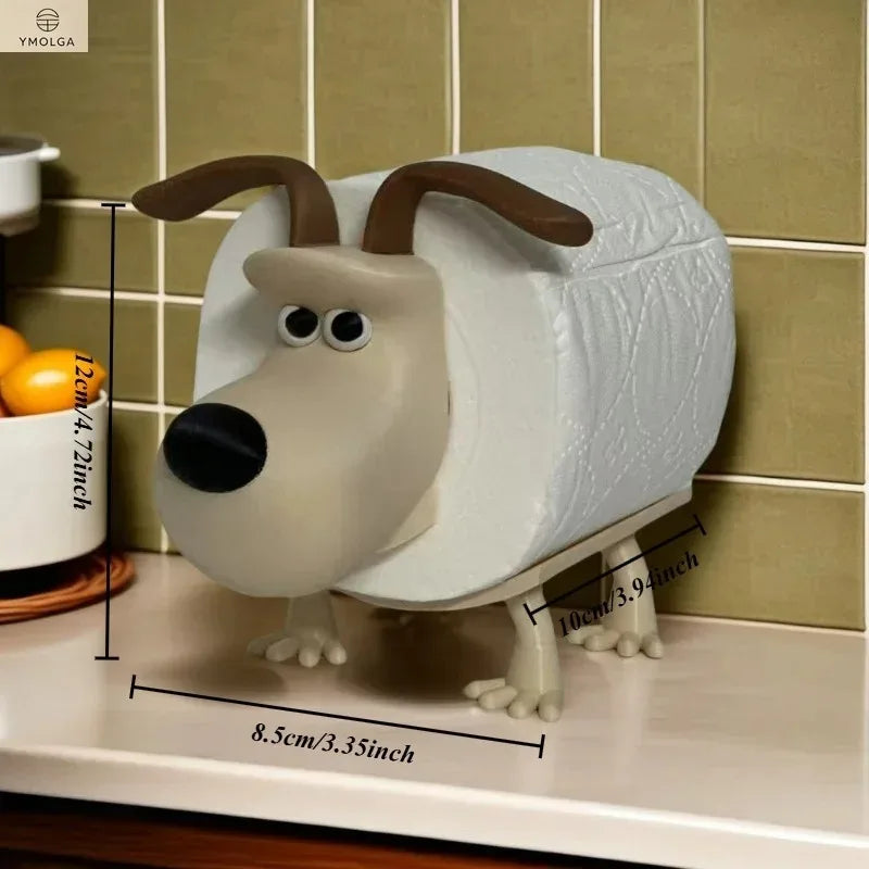 Puppy Toilet Holder Home Decor Bathroom Accessory Storage Suitable for Toilets for Bathrooms Kitchens Living Rooms Unique Gift