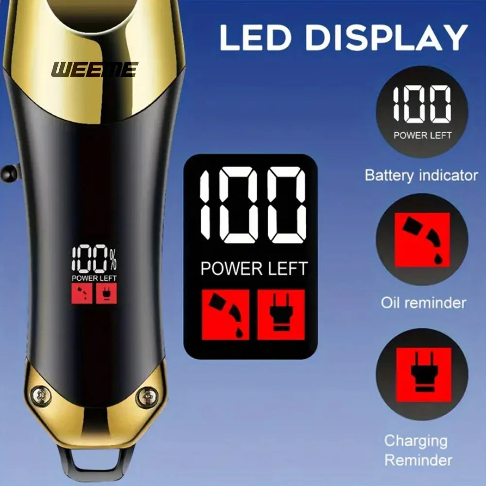 2026 New Arrival！Professional USB Rechargeable Hair Clipper & Beard Trimmer, Cordless, Ideal Gift For Men